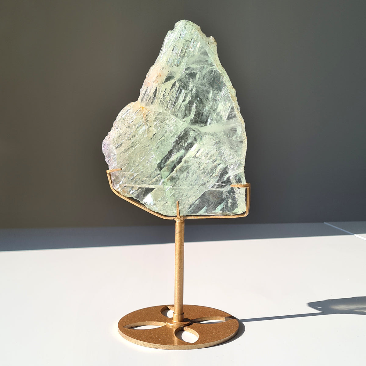 Fluorite Dream Portal On Custom Stand | Piece U