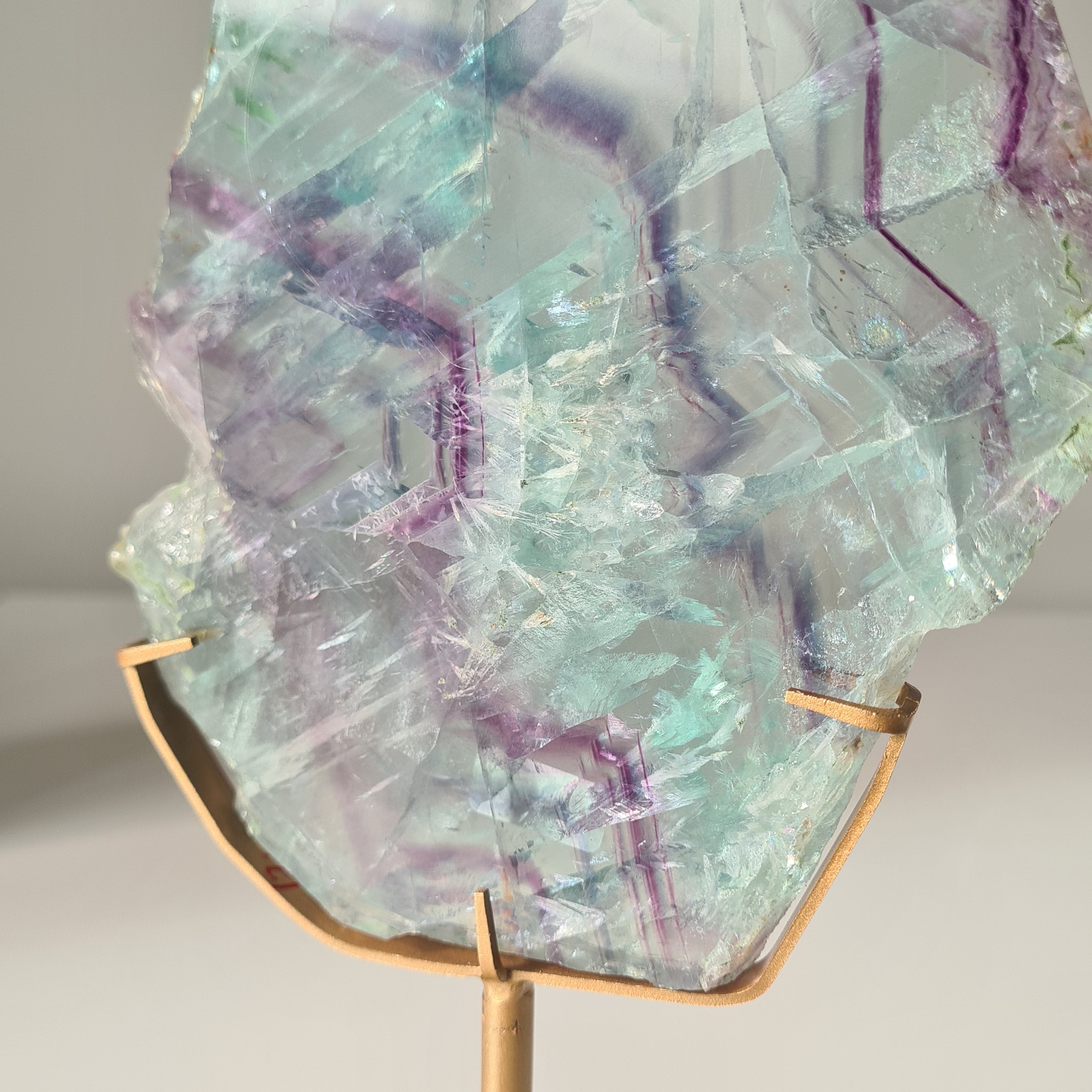 Fluorite Dream Portal On Custom Stand | 33 cm tall with stand