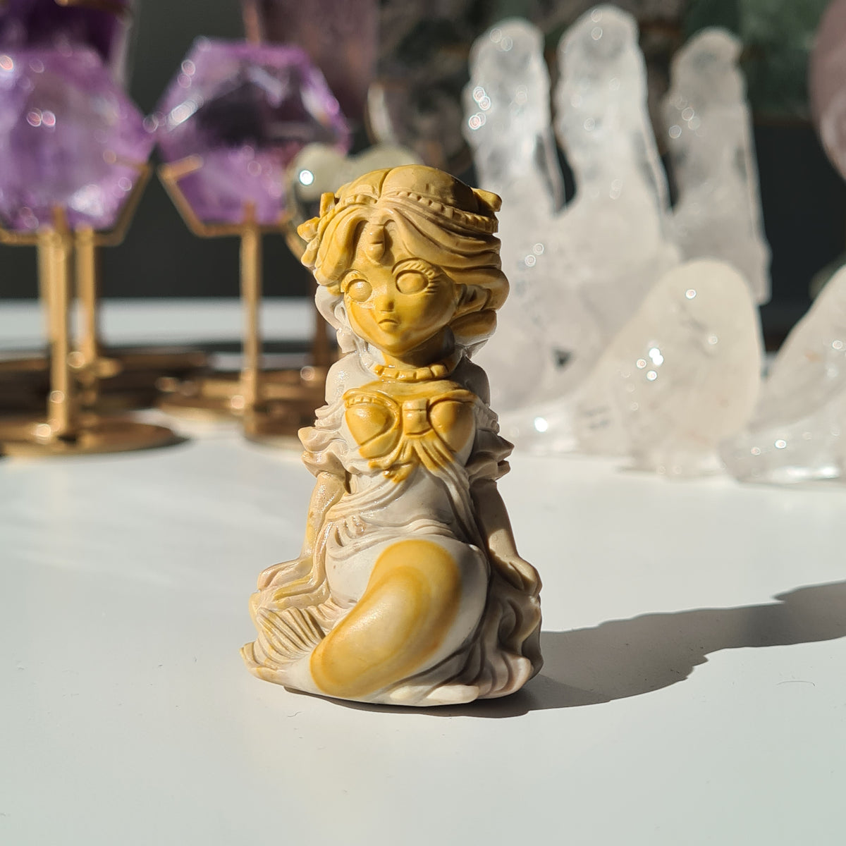 Alashan Agate Princess Carving |  Small Size | 5.8 cm