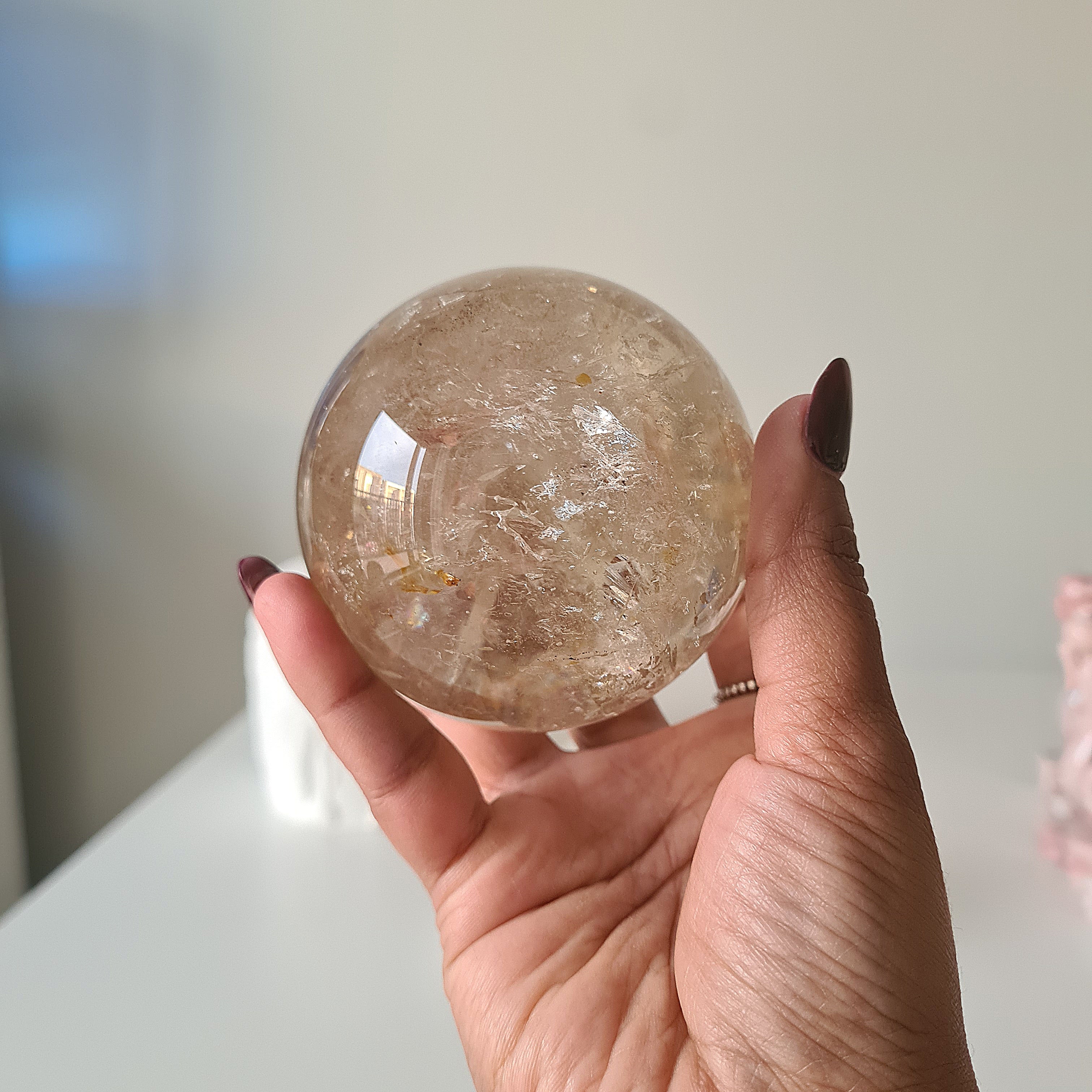 Citrine Sphere with stand | 489 g