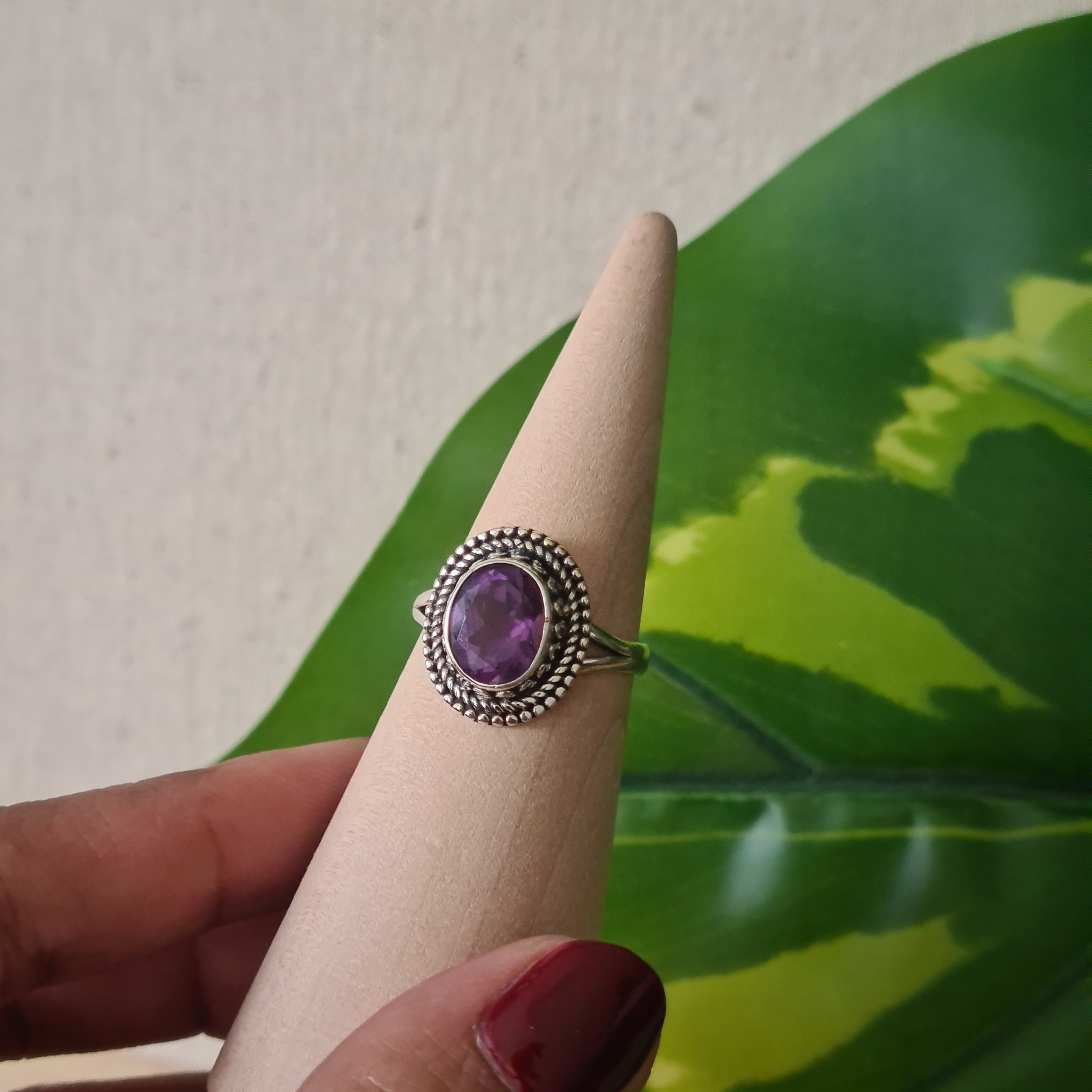 Amethyst Ring | 925 Sterling Silver | High Priestess