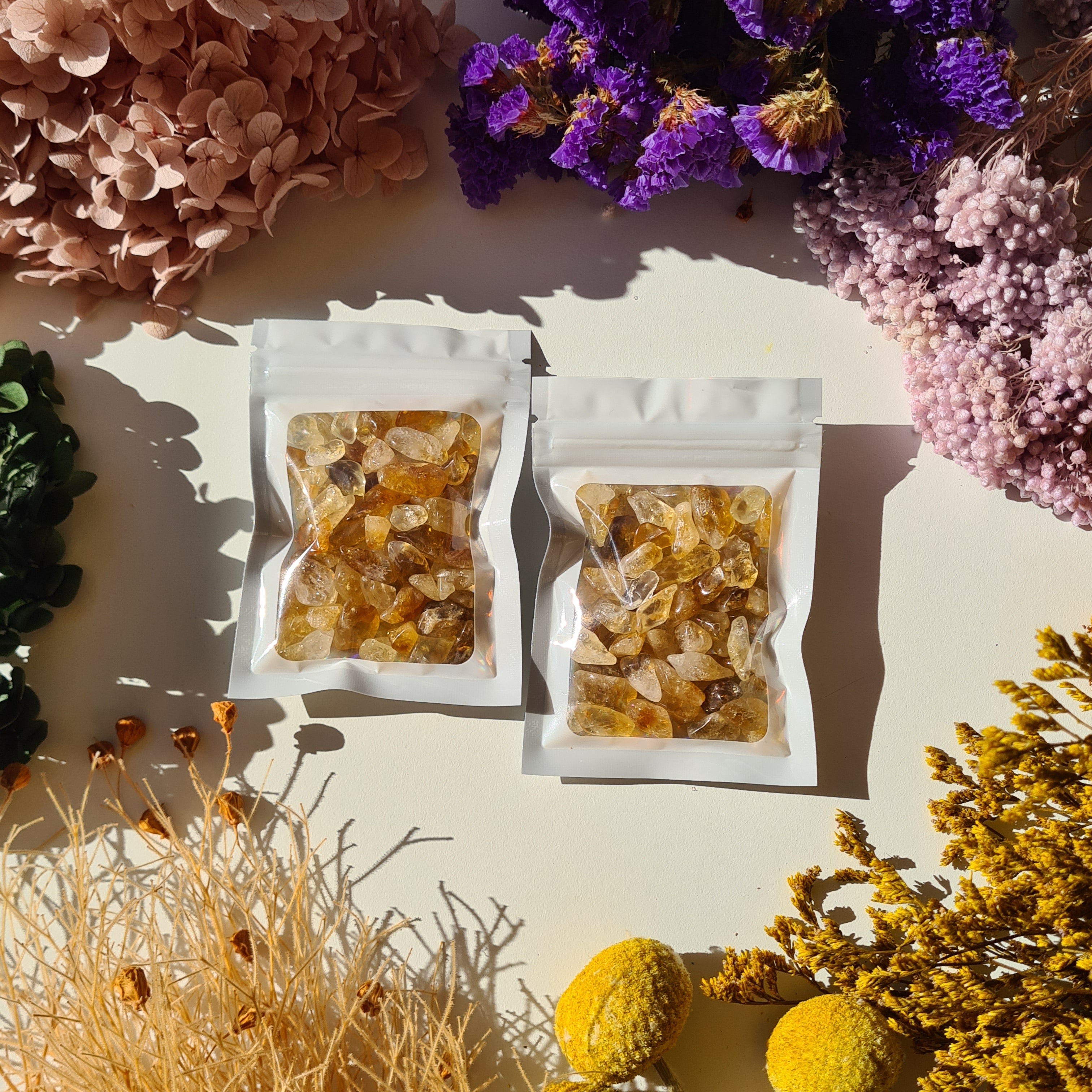 Citrine (Heated) Chips | Joy & Confidence | 40 g