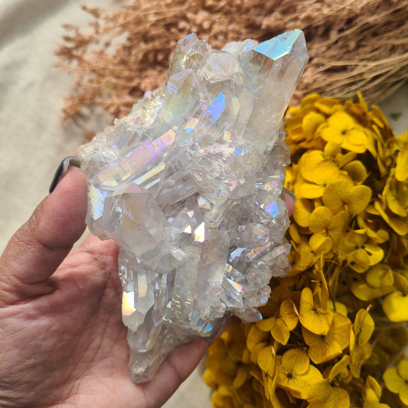 Aura Quartz Cluster