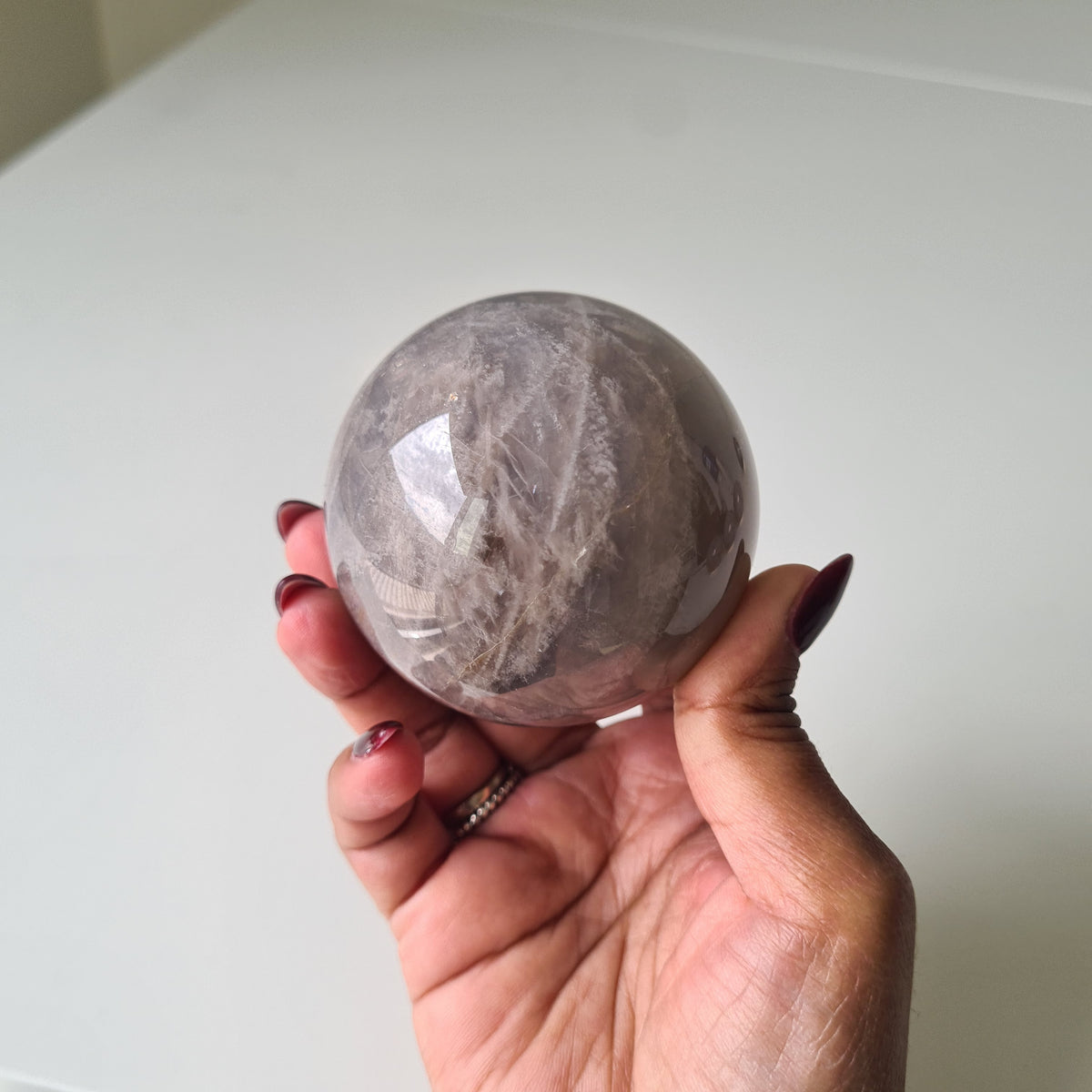 Blue Rose Quartz Crystal | Piece D | 6.3 cm