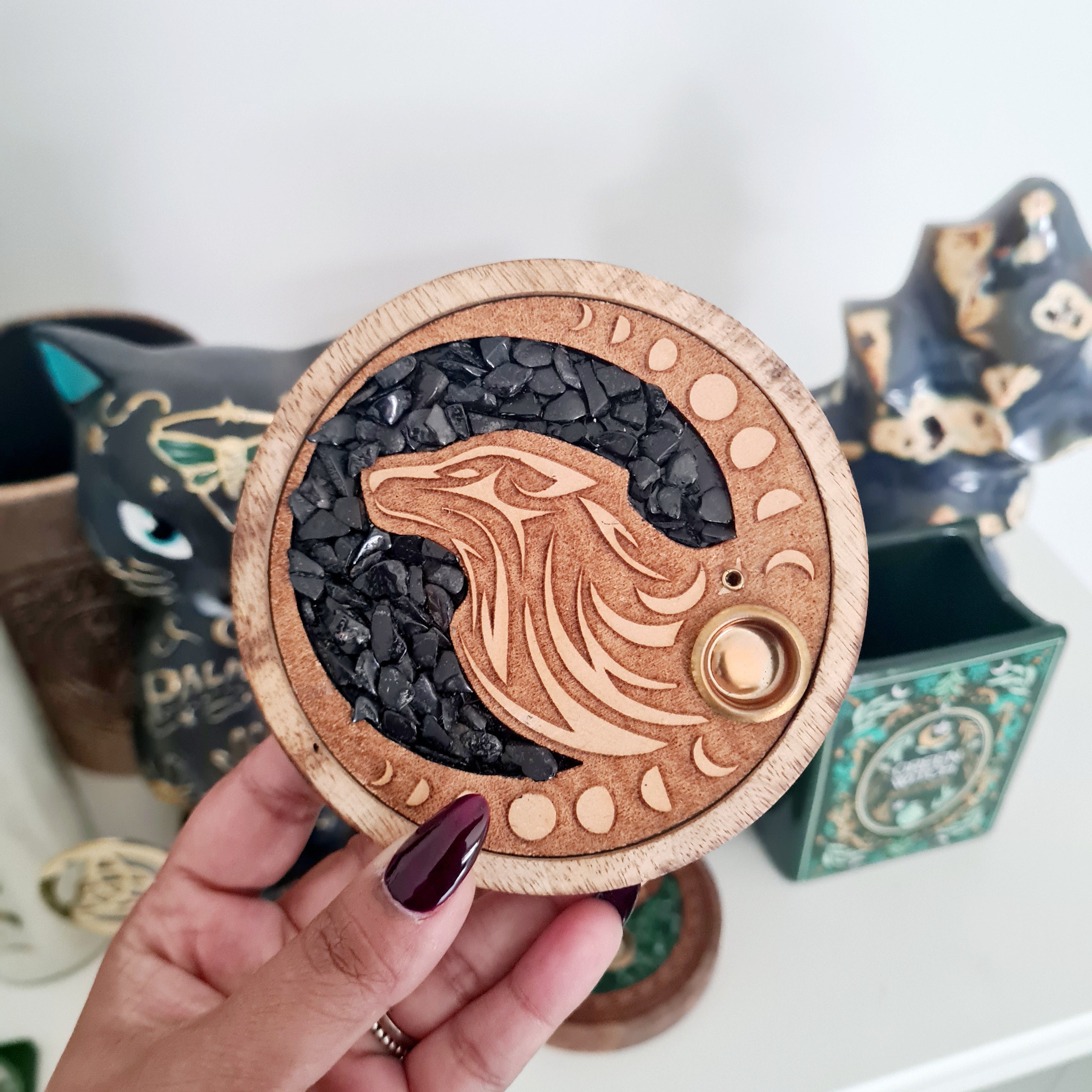 She Wolf Incense Ash Catcher