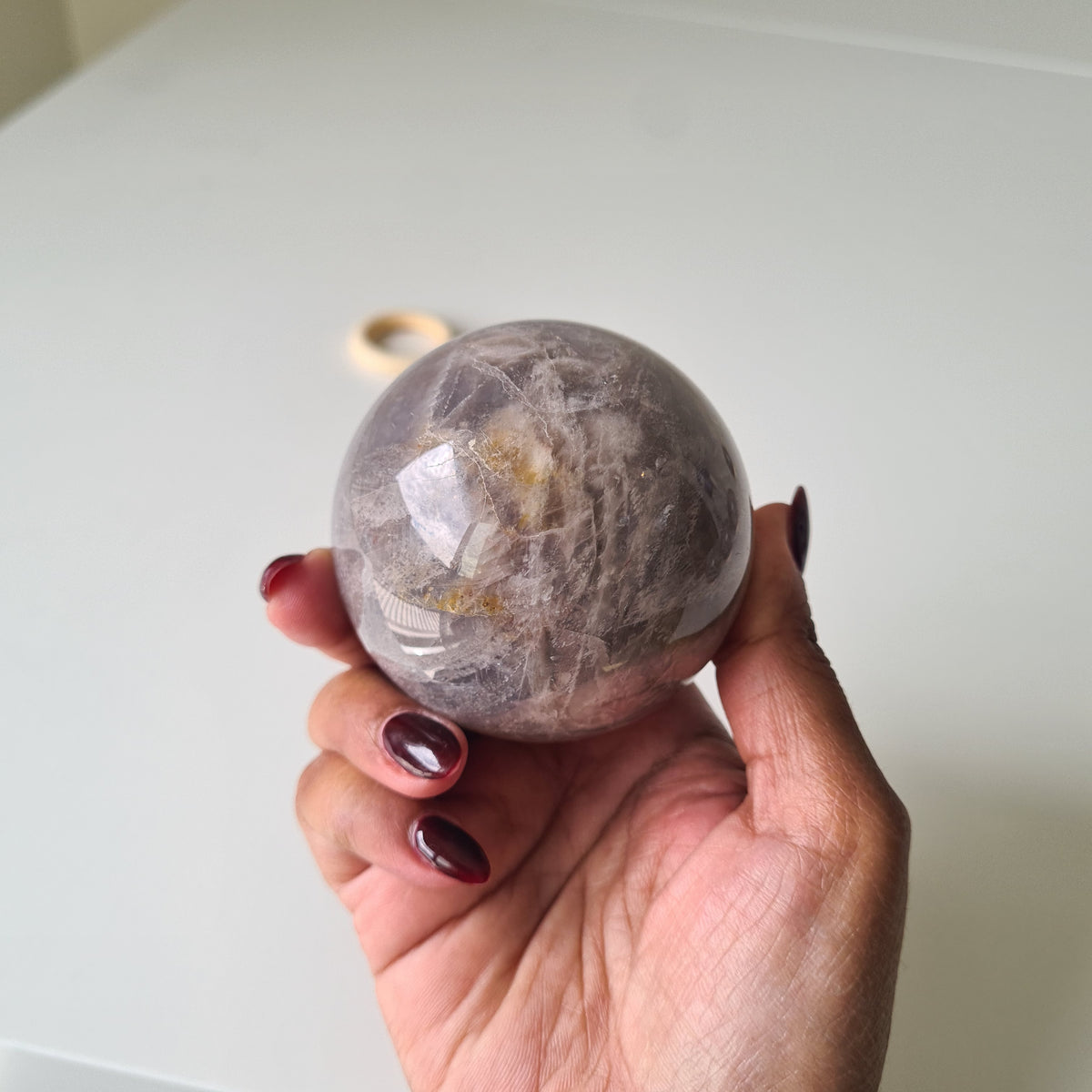 Blue Rose Quartz Crystal | Piece D | 6.3 cm