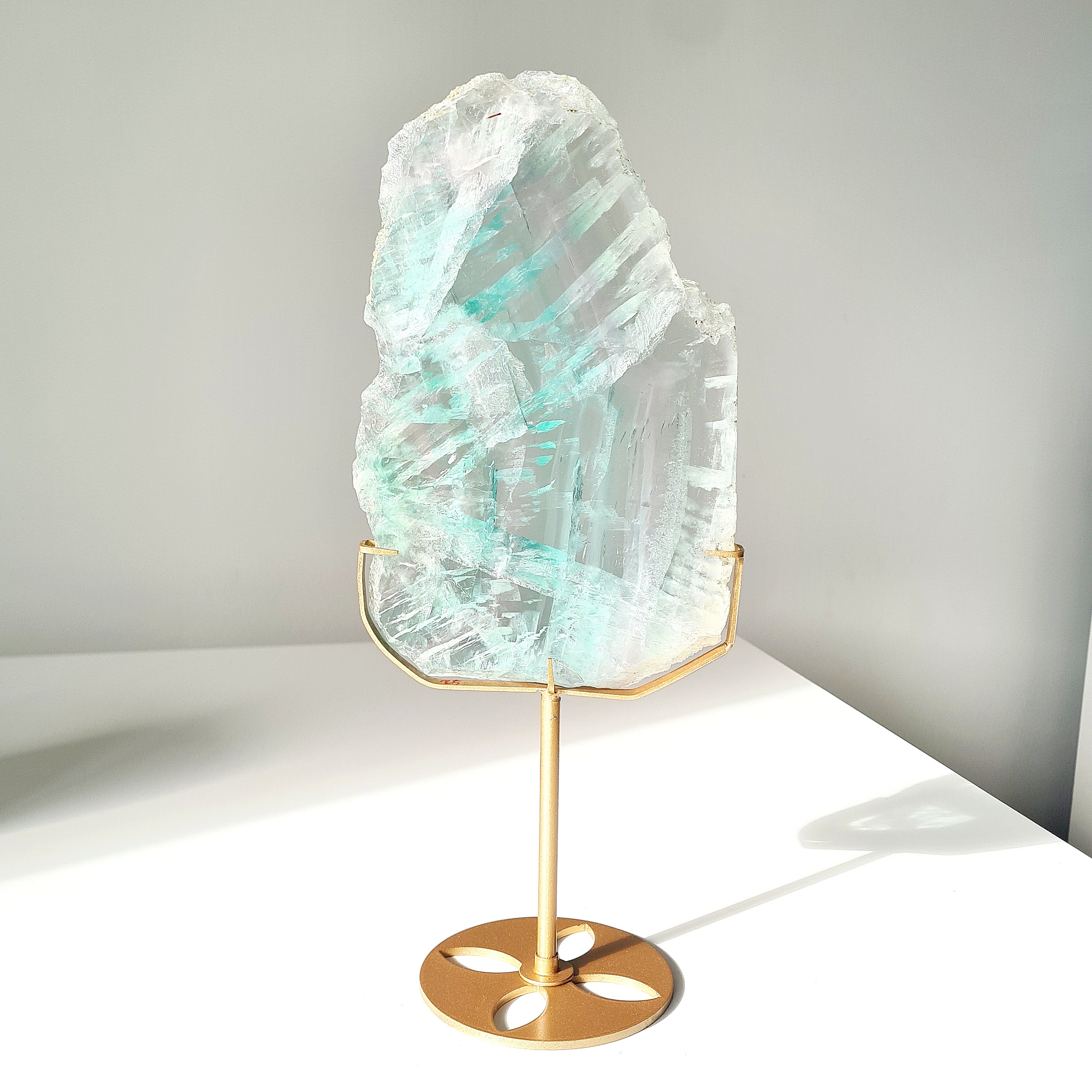 Fluorite Dream Portal On Custom Stand | 33 cm tall with stand