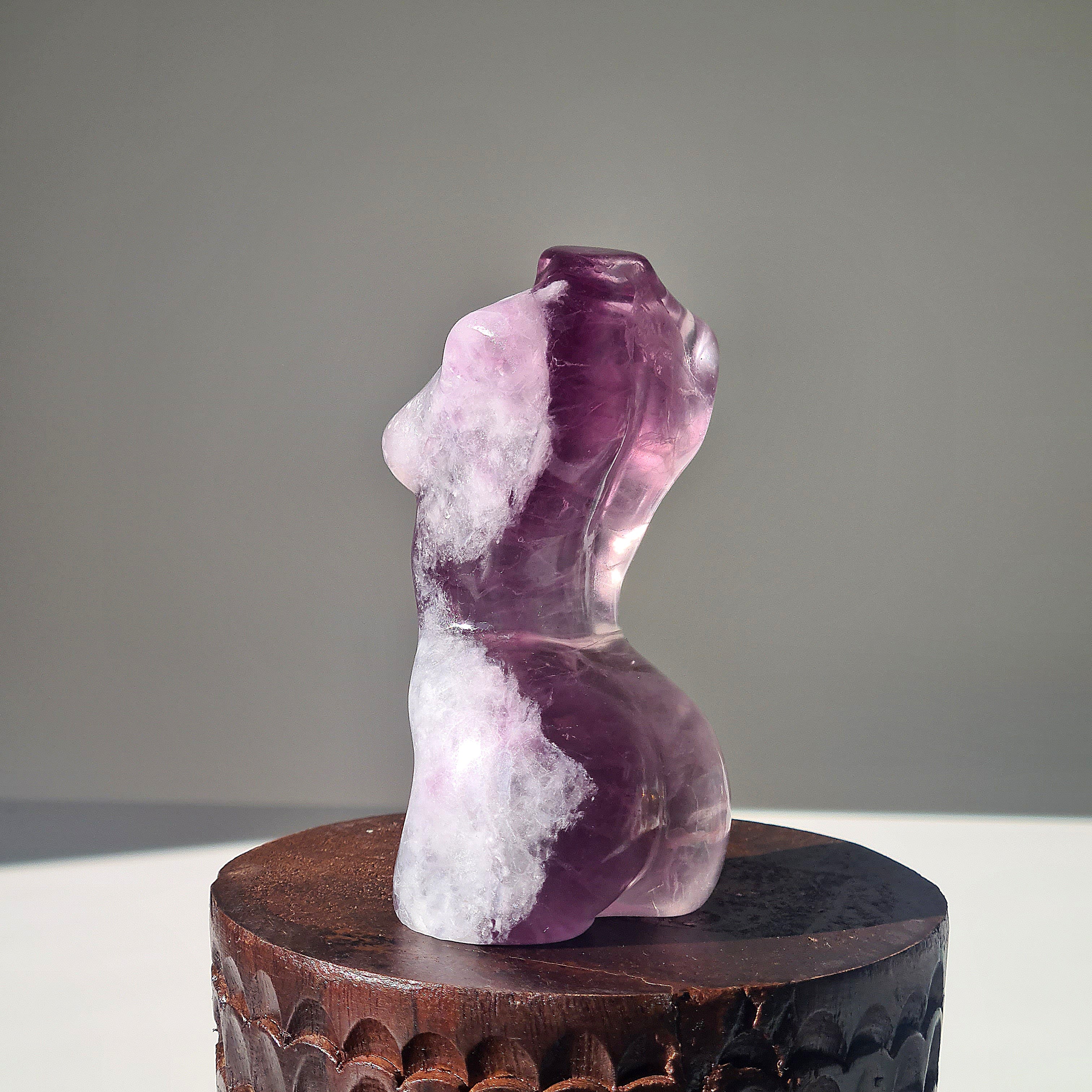 Fluorite Crystal Goddess | B | 330 g