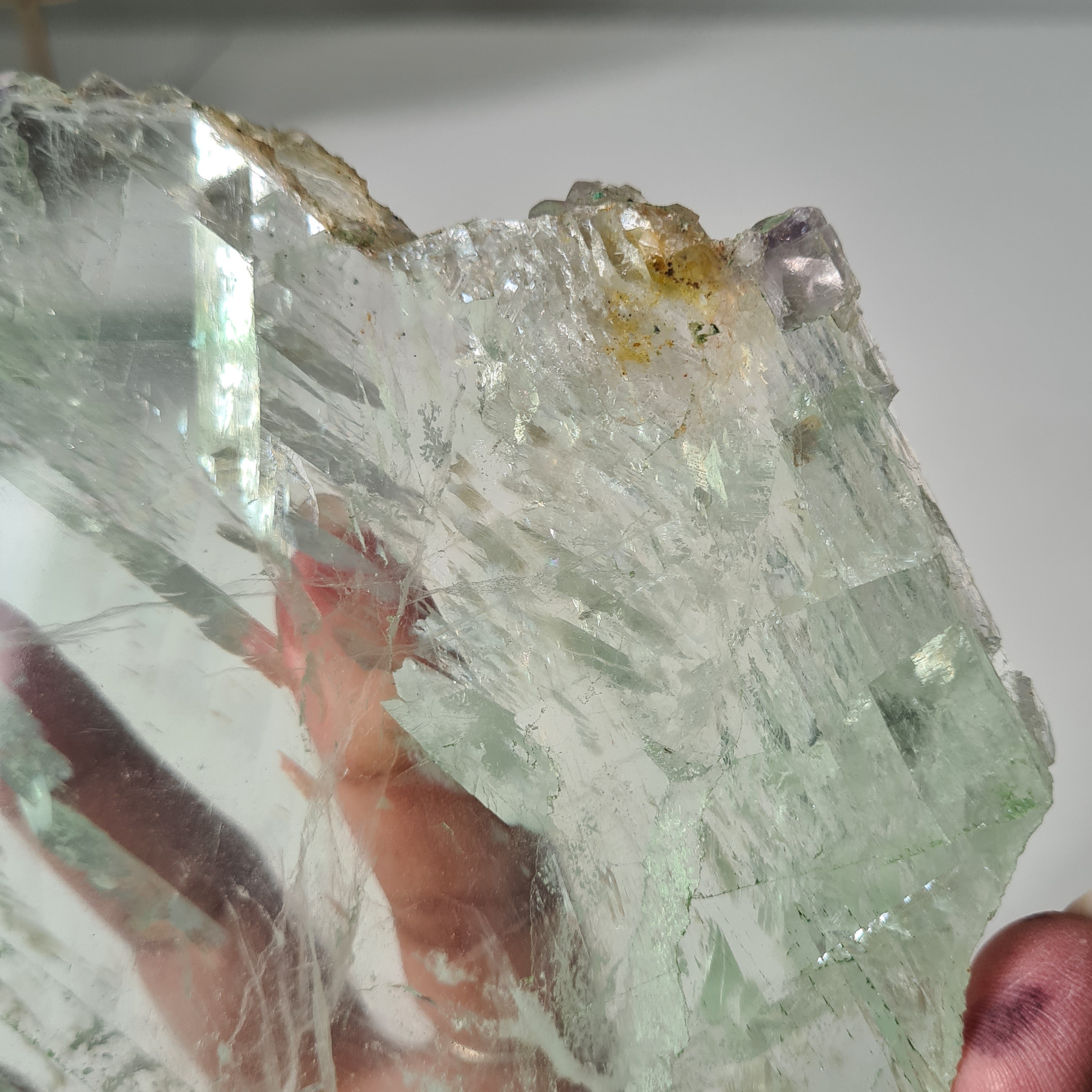 Frozen Lake of Dreams Fluorite Portal on Stand | 24 cm with stand