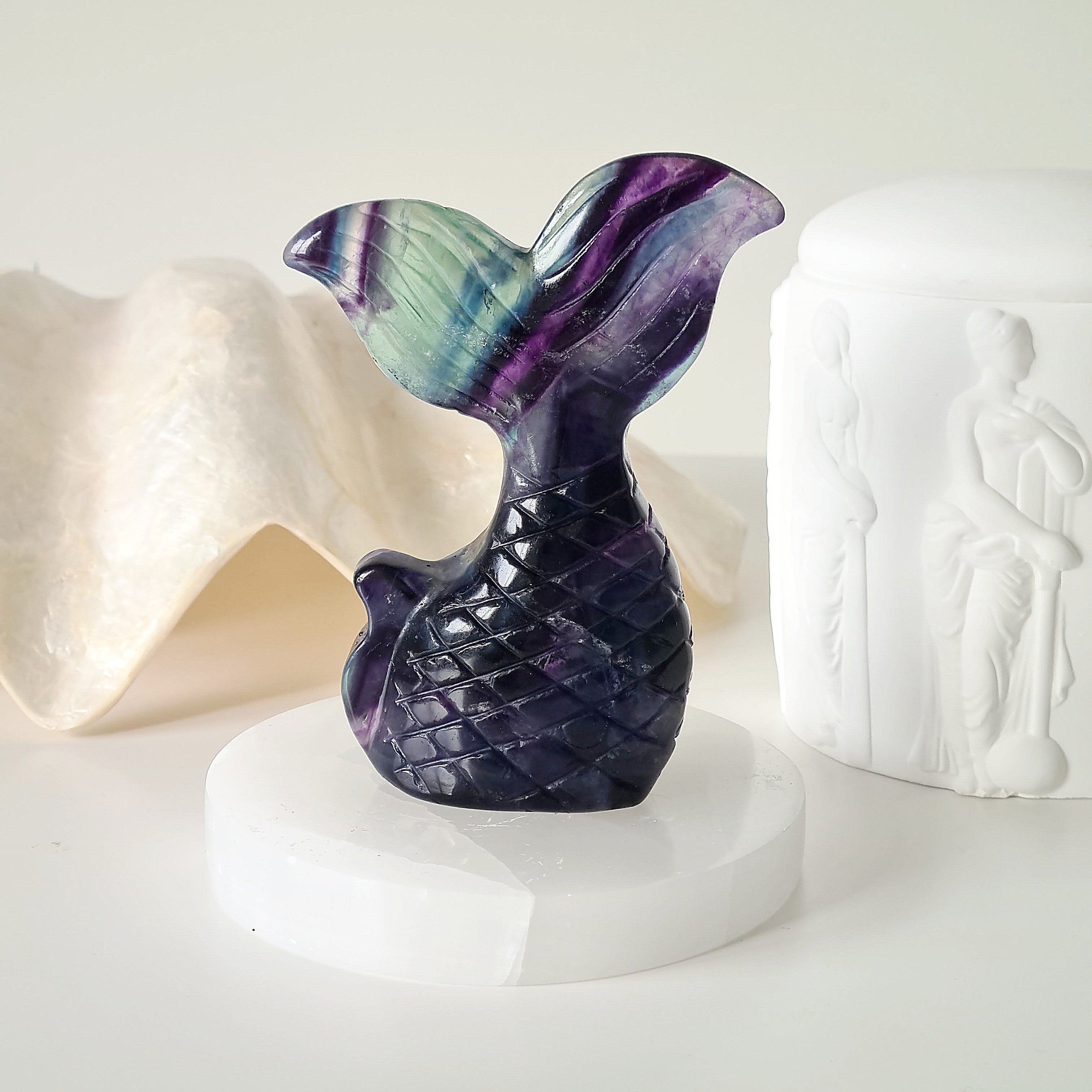 Siren & Mermaid Tail | Fluorite