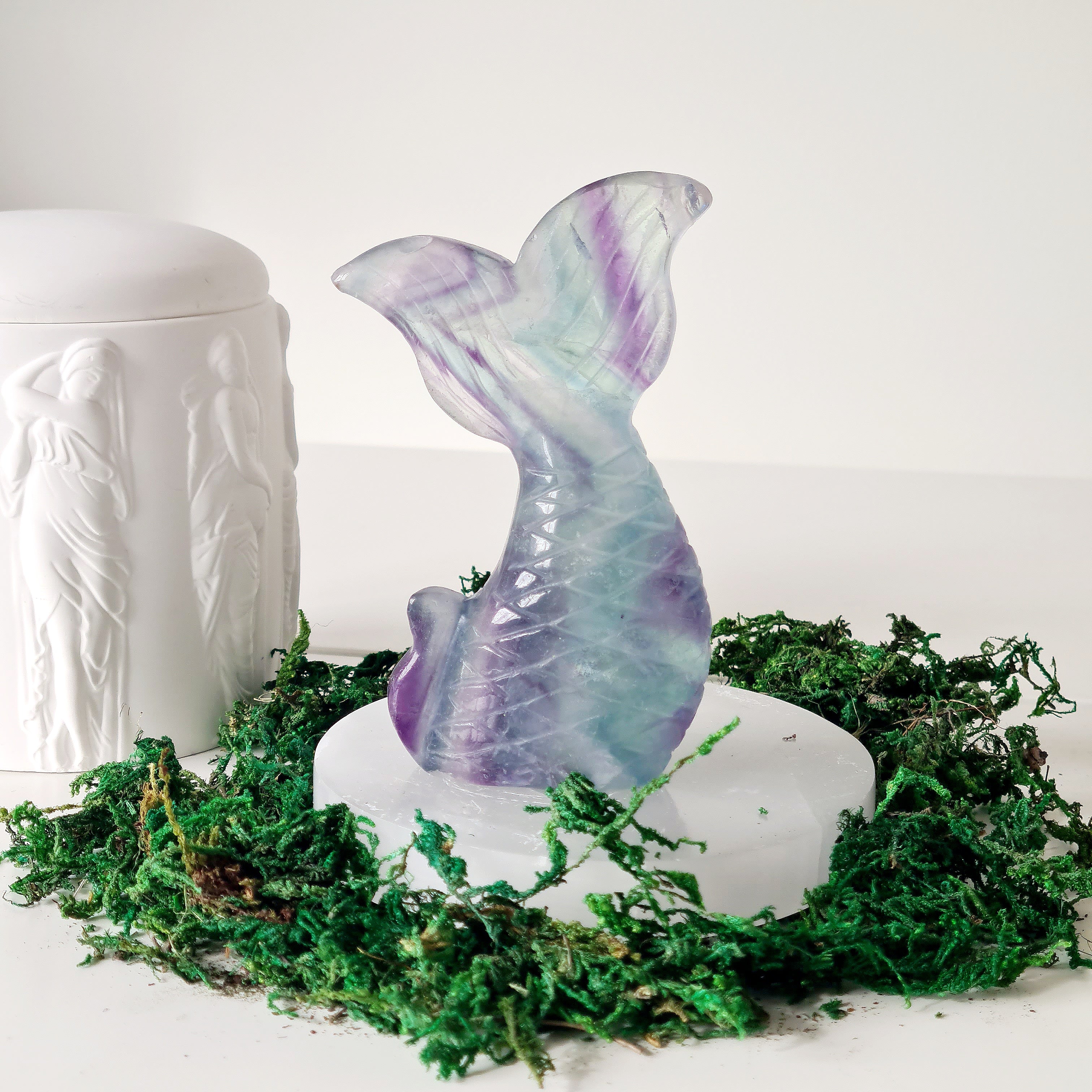 Siren & Mermaid Tail | J | Fluorite