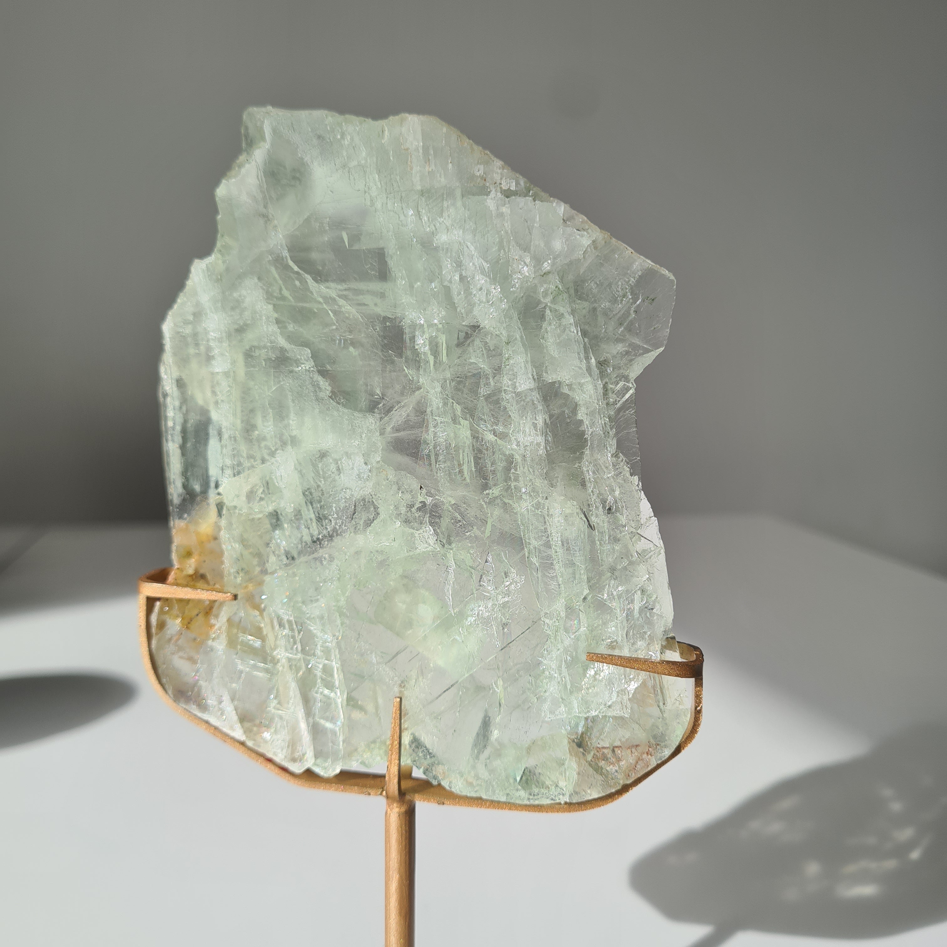 Frozen Lake of Dreams Fluorite Portal on Stand | 19 cm with stand