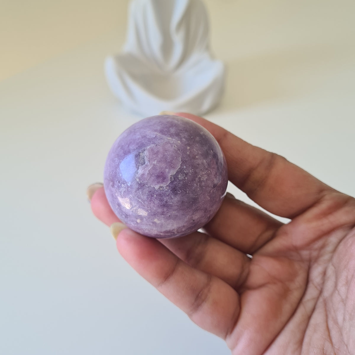 Gate Keeper with Lepidolite Sphere