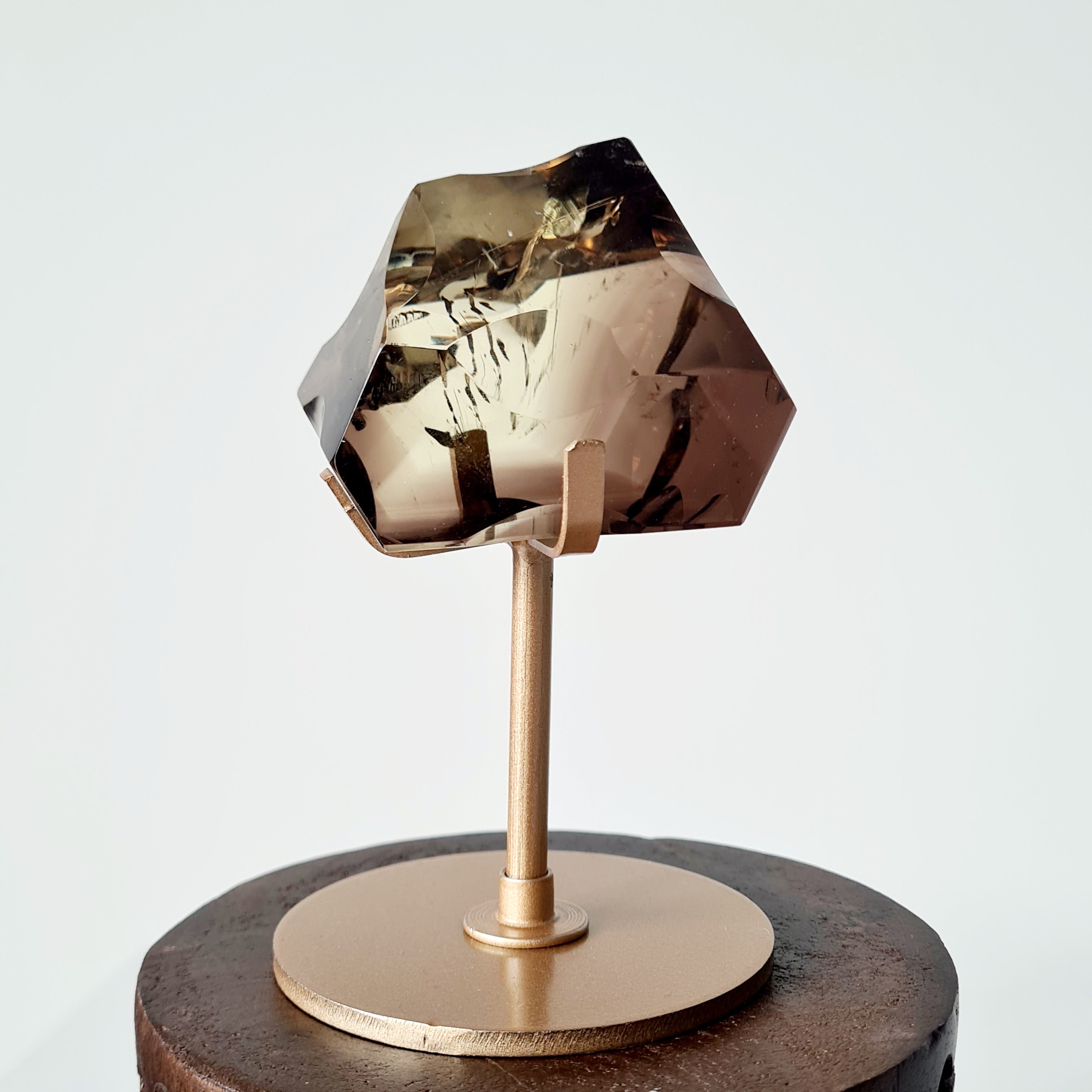 Smokey Quartz Free form on stand | 10.5 cm tall with stand | D