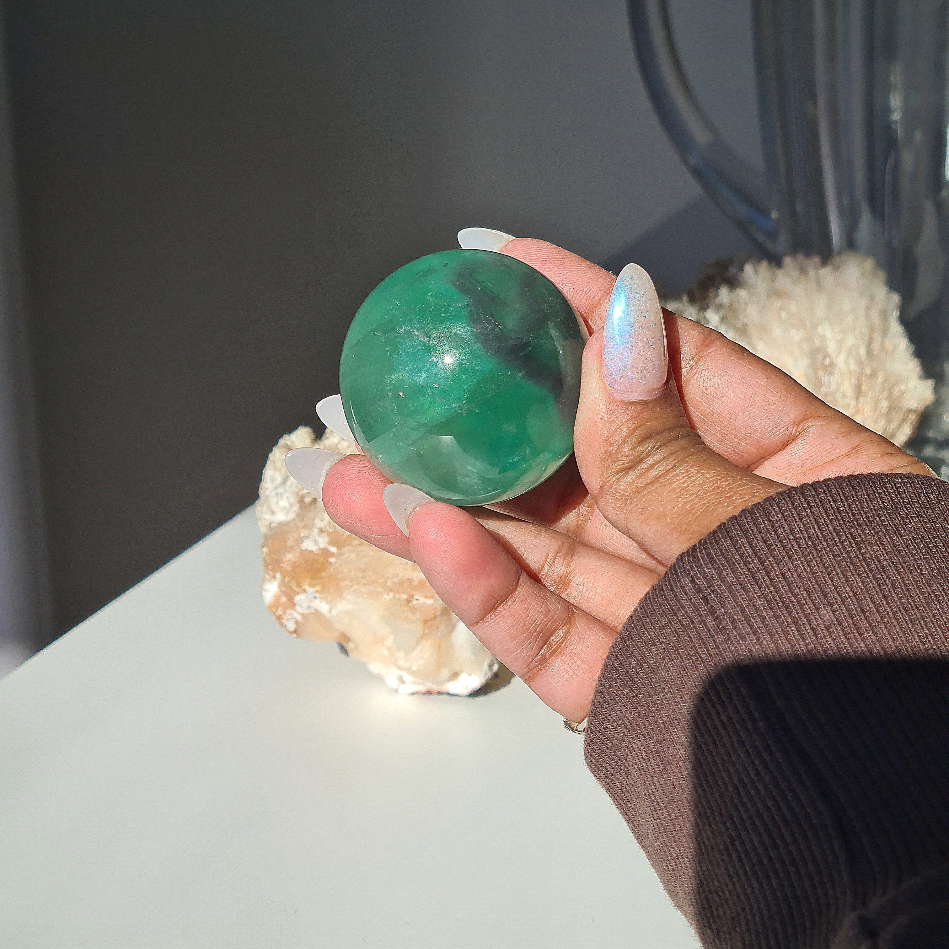 Gate Keeper with Fluorite Sphere