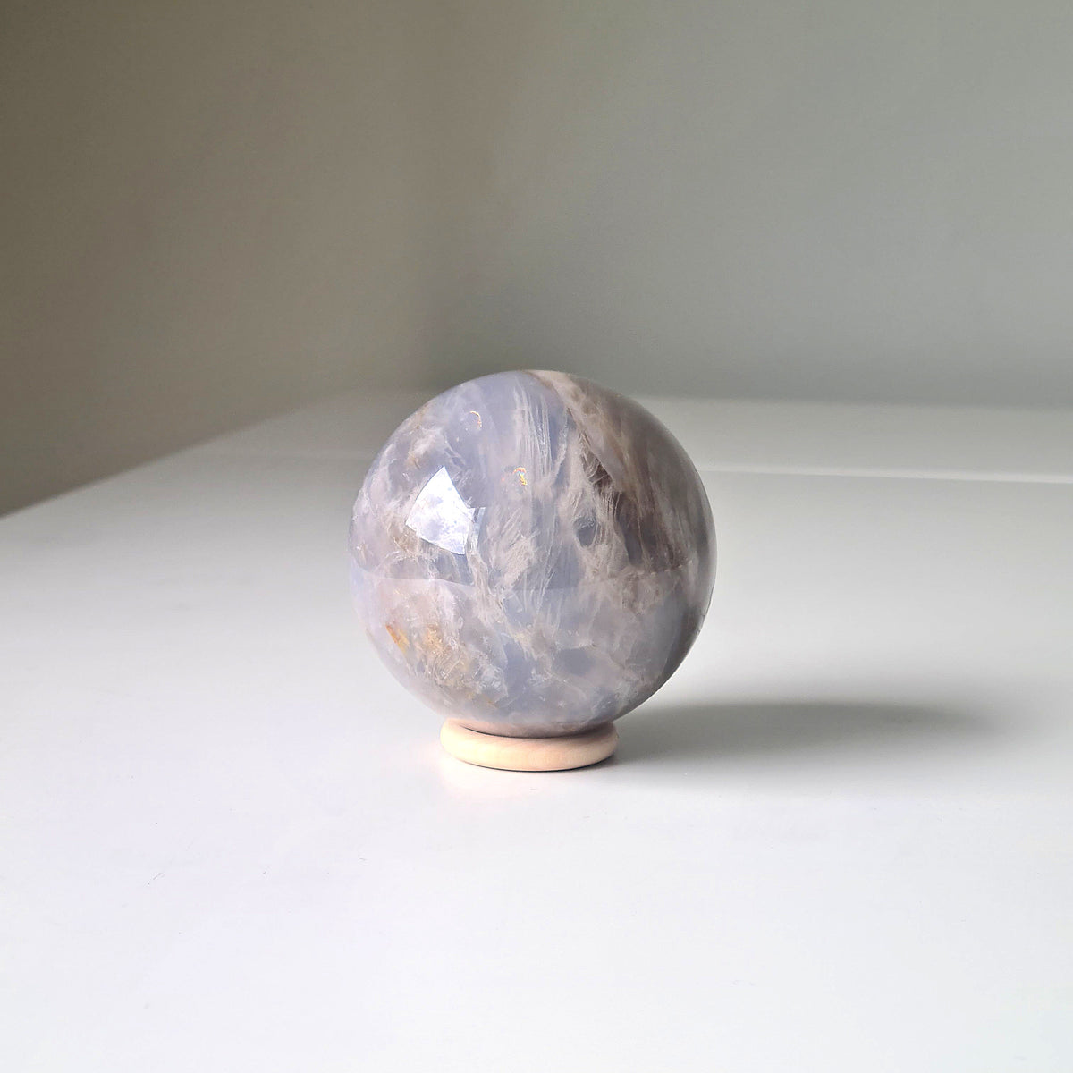 Blue Rose Quartz Crystal | Piece A | 6.6 cm
