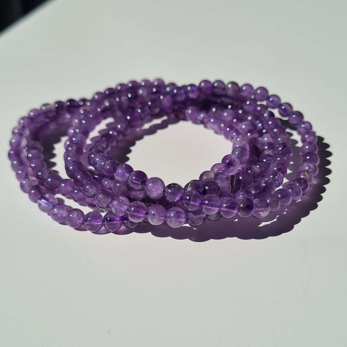 Amethyst Crystal Beaded Bracelet | 1 Piece
