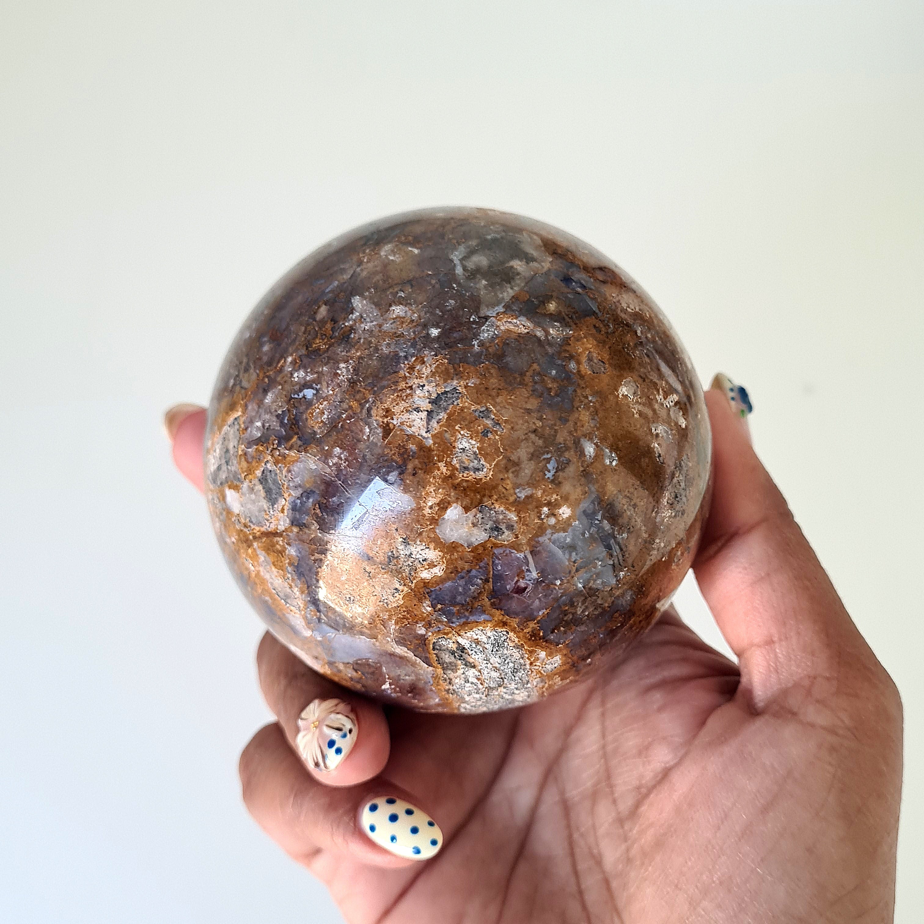 Pietersite Sphere On Stand | A | Appx 500 g | 7.3 cm