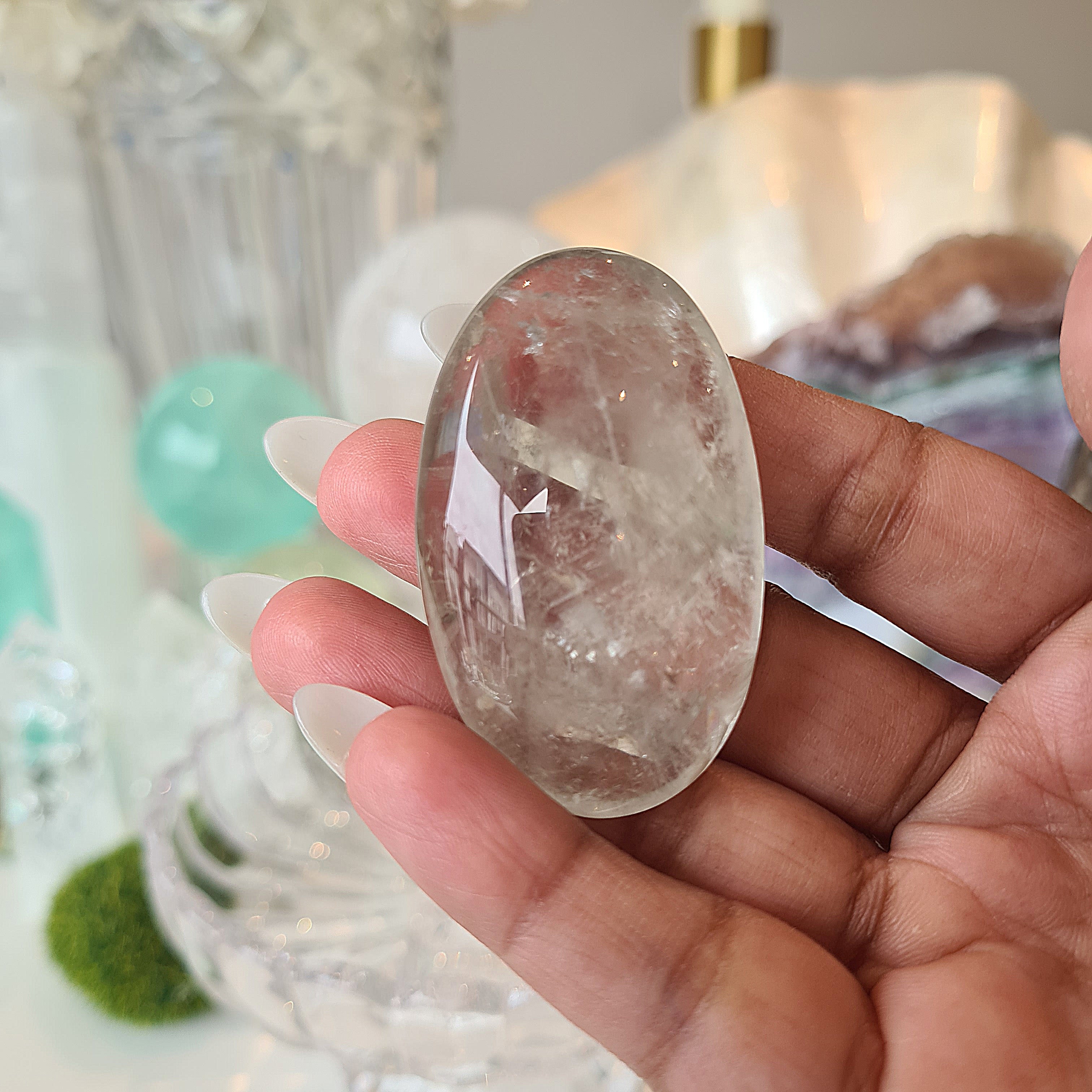Green Amethyst | Prasiolite | Palm | G11