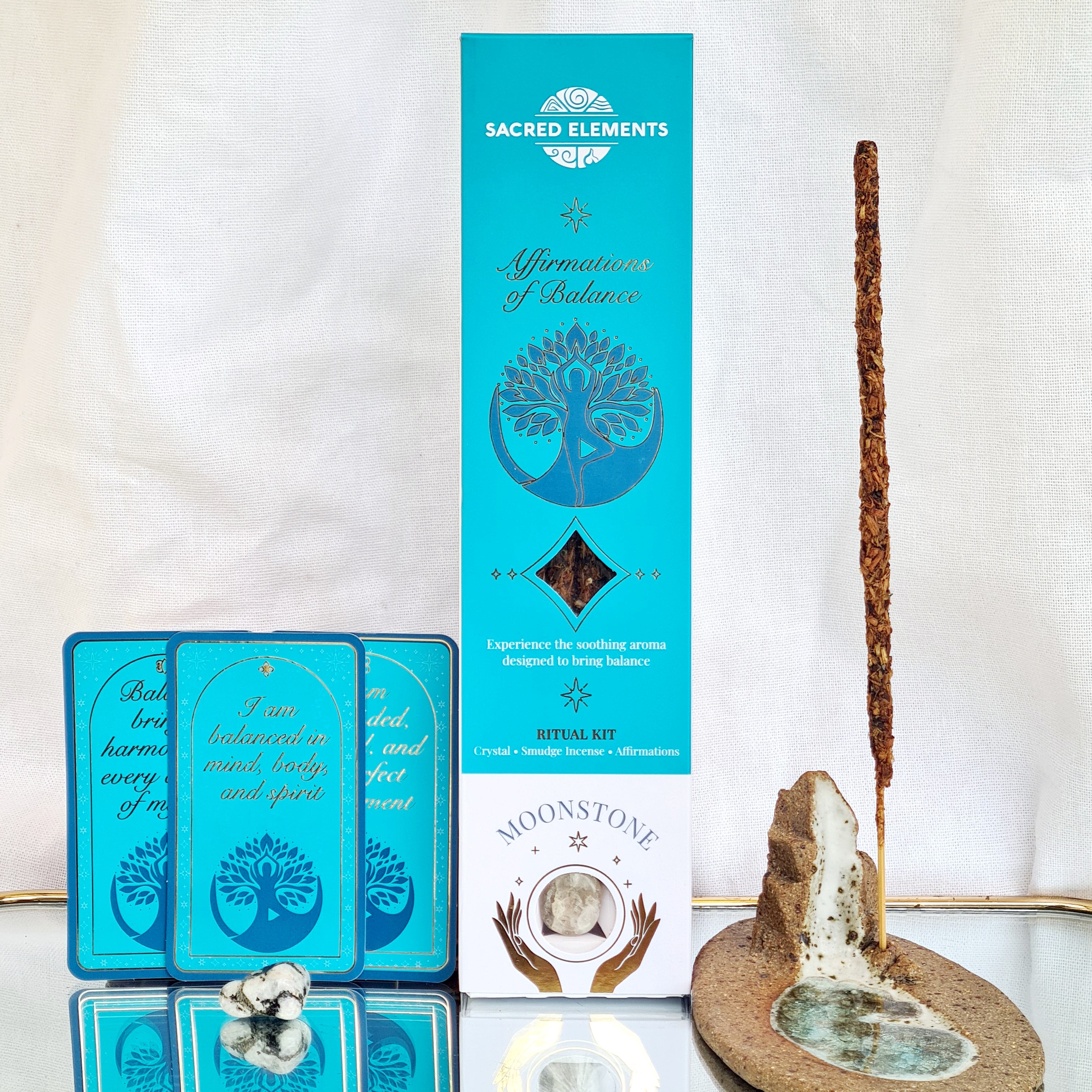 Affirmations of Balance Ritual Kit (Moonstone)