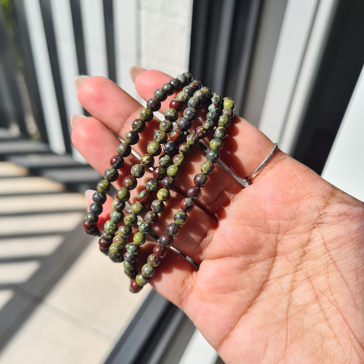 Dragons Blood Crystal Beaded Bracelet | 1 Piece