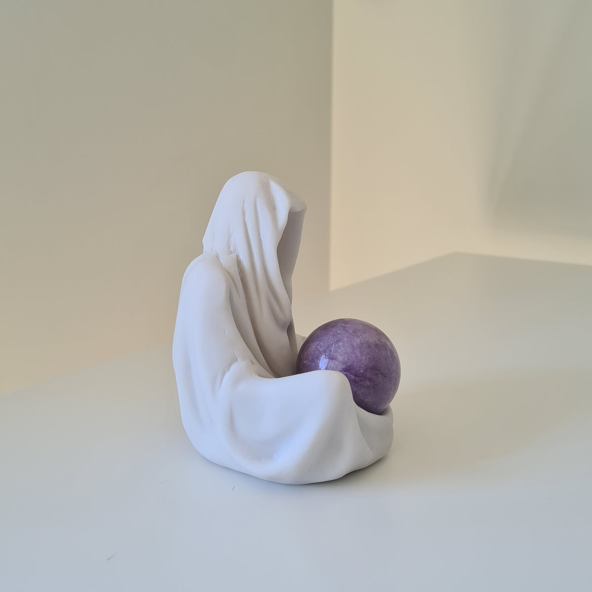 Gate Keeper with Lepidolite Sphere