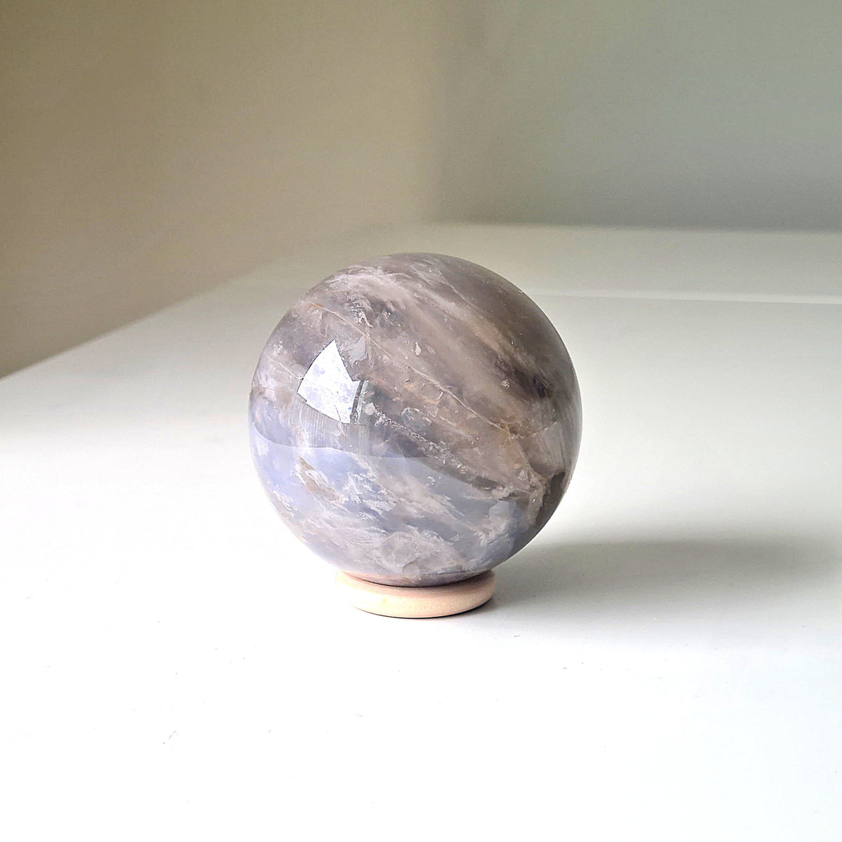 Blue Rose Quartz Crystal | Piece A | 6.6 cm
