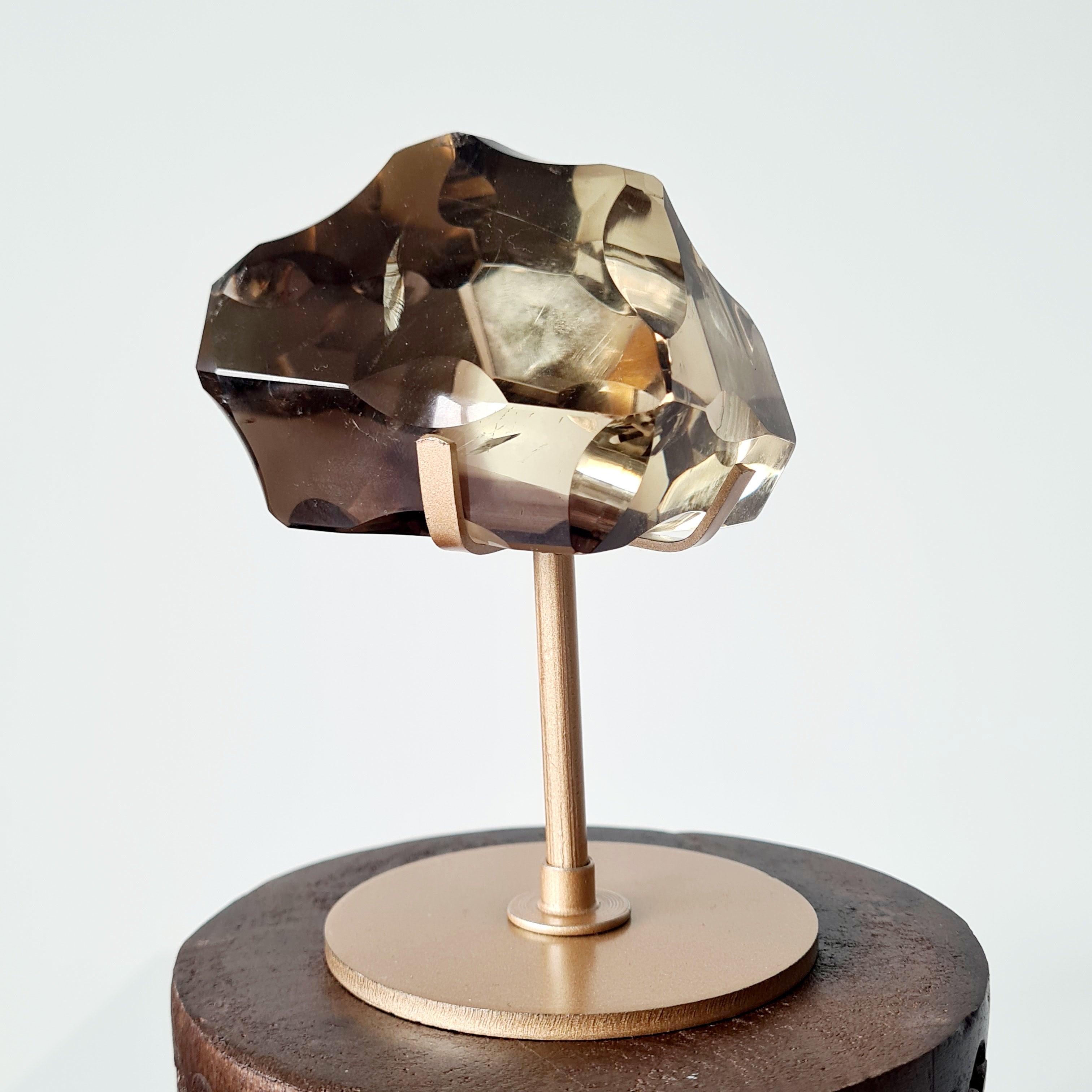 Smokey Quartz Free form on stand | 10.5 cm tall with stand | D