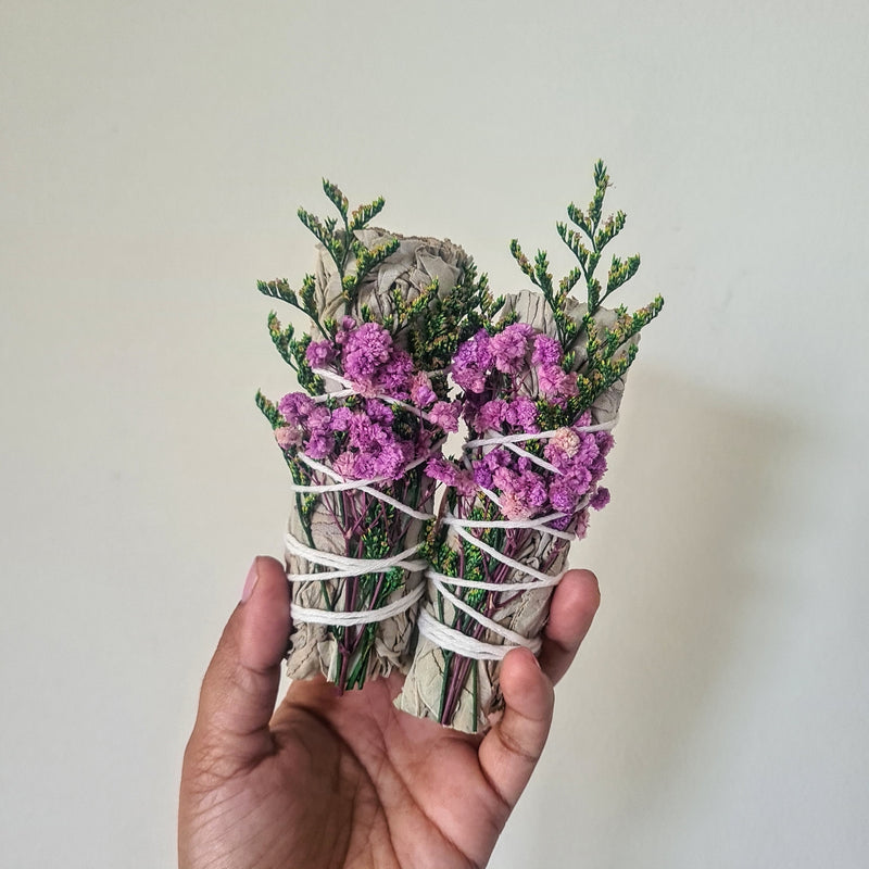 Californian white sage~ 1 pc Small with flora
