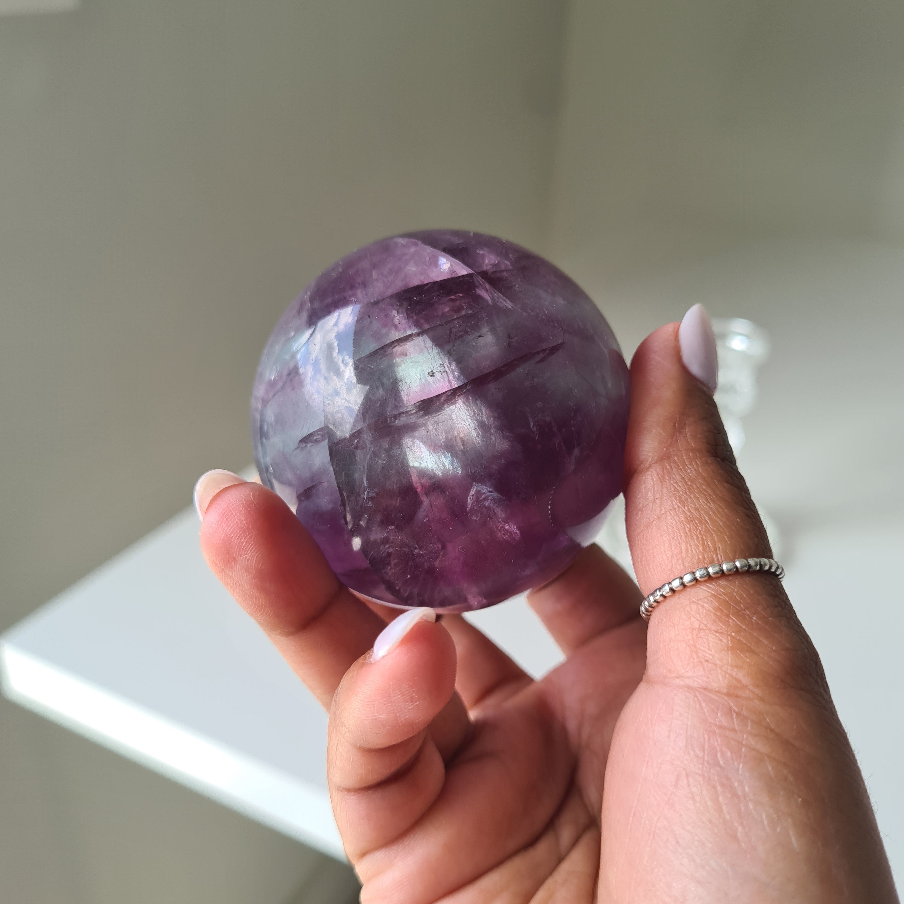 Intergalactic Fluorite with stand | e | 5.8 cm