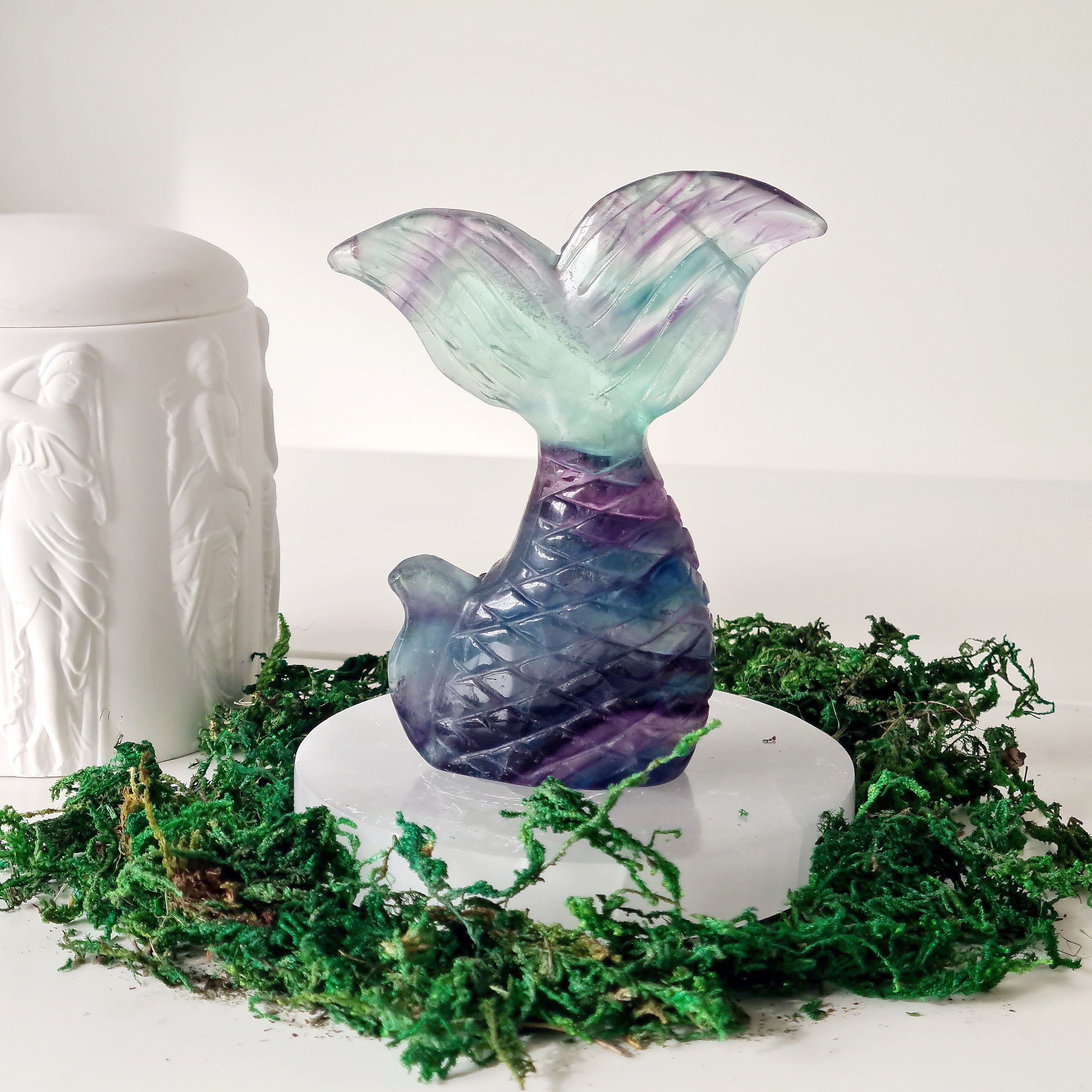 Siren & Mermaid Tail | I | Fluorite