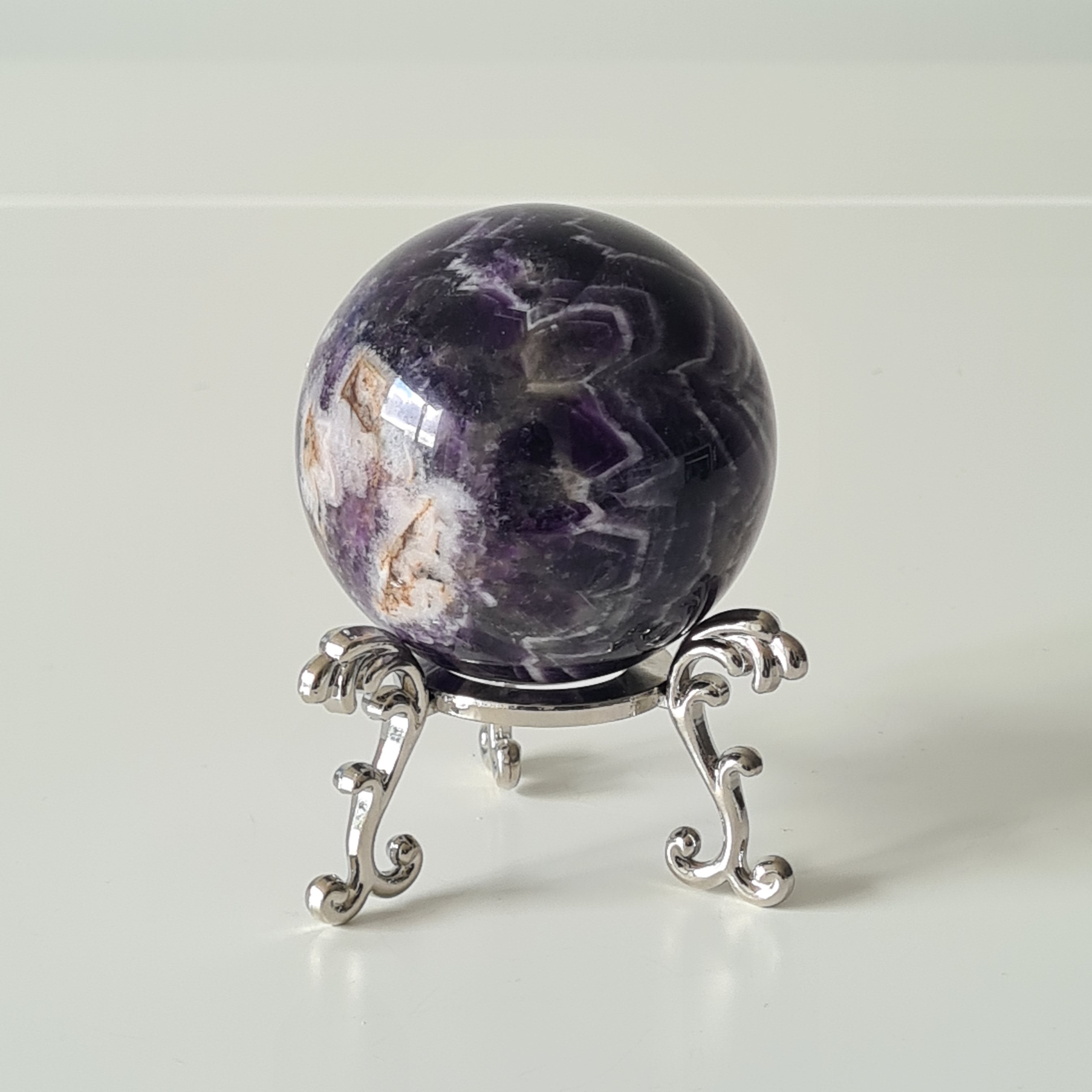 Chevron Amethyst Sphere | 340 g