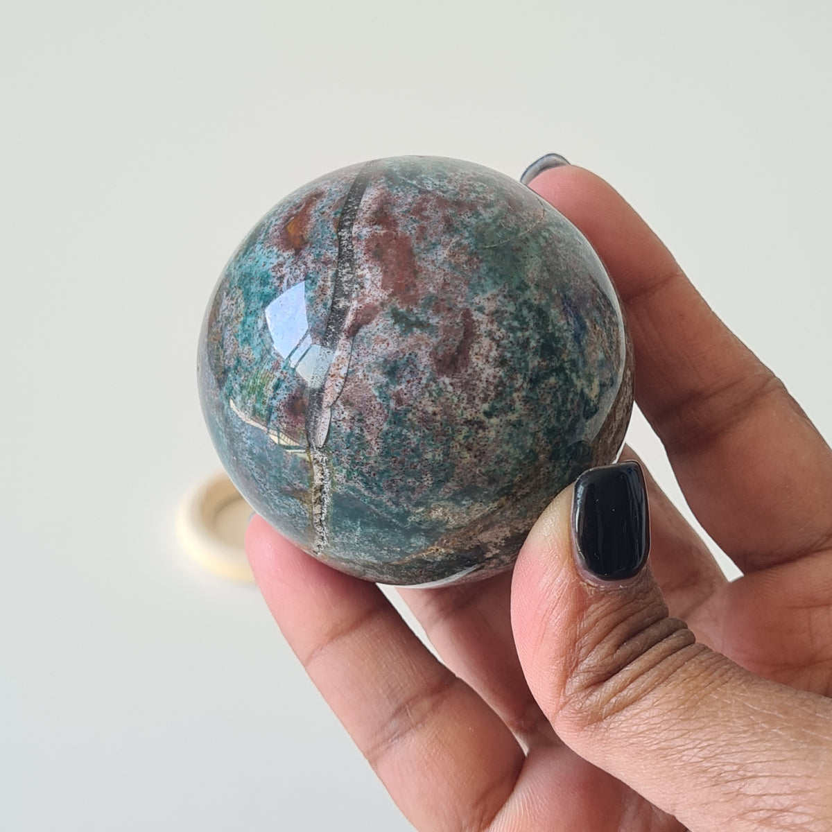 Ocean Jasper sphere | Small