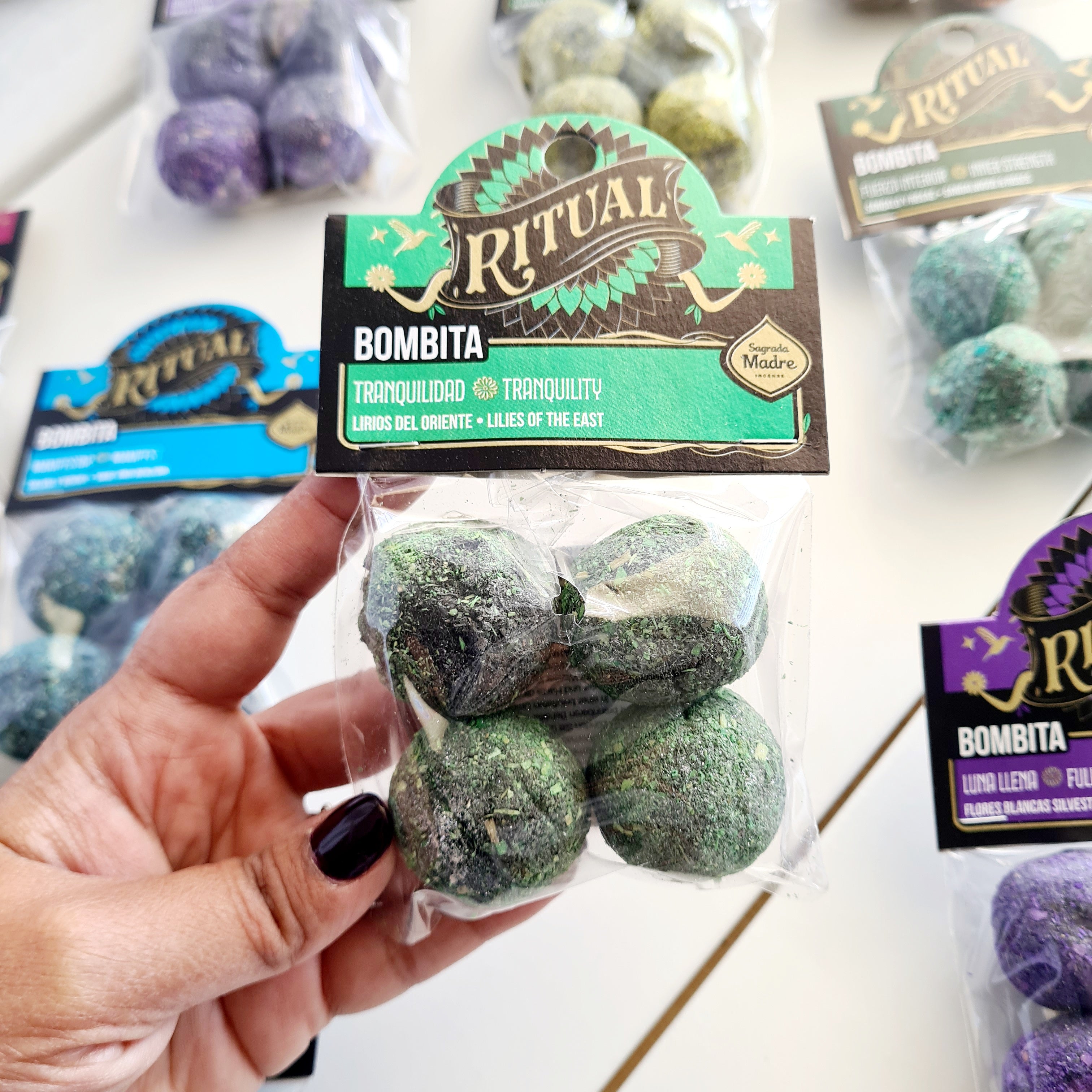 Ritual Bombita | Tranquillity | Lilies of the East | Pack of 4