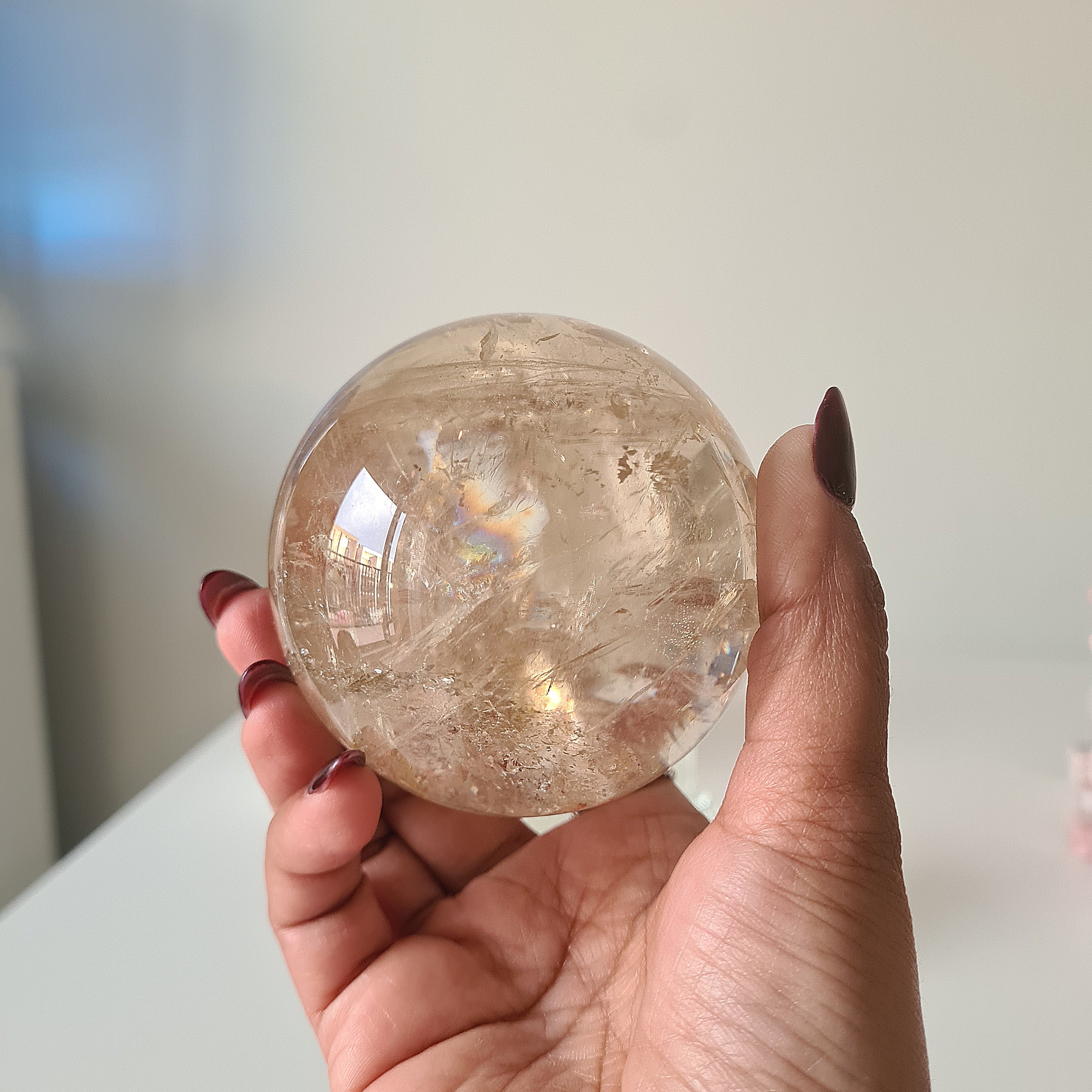 Citrine Sphere with stand | 489 g
