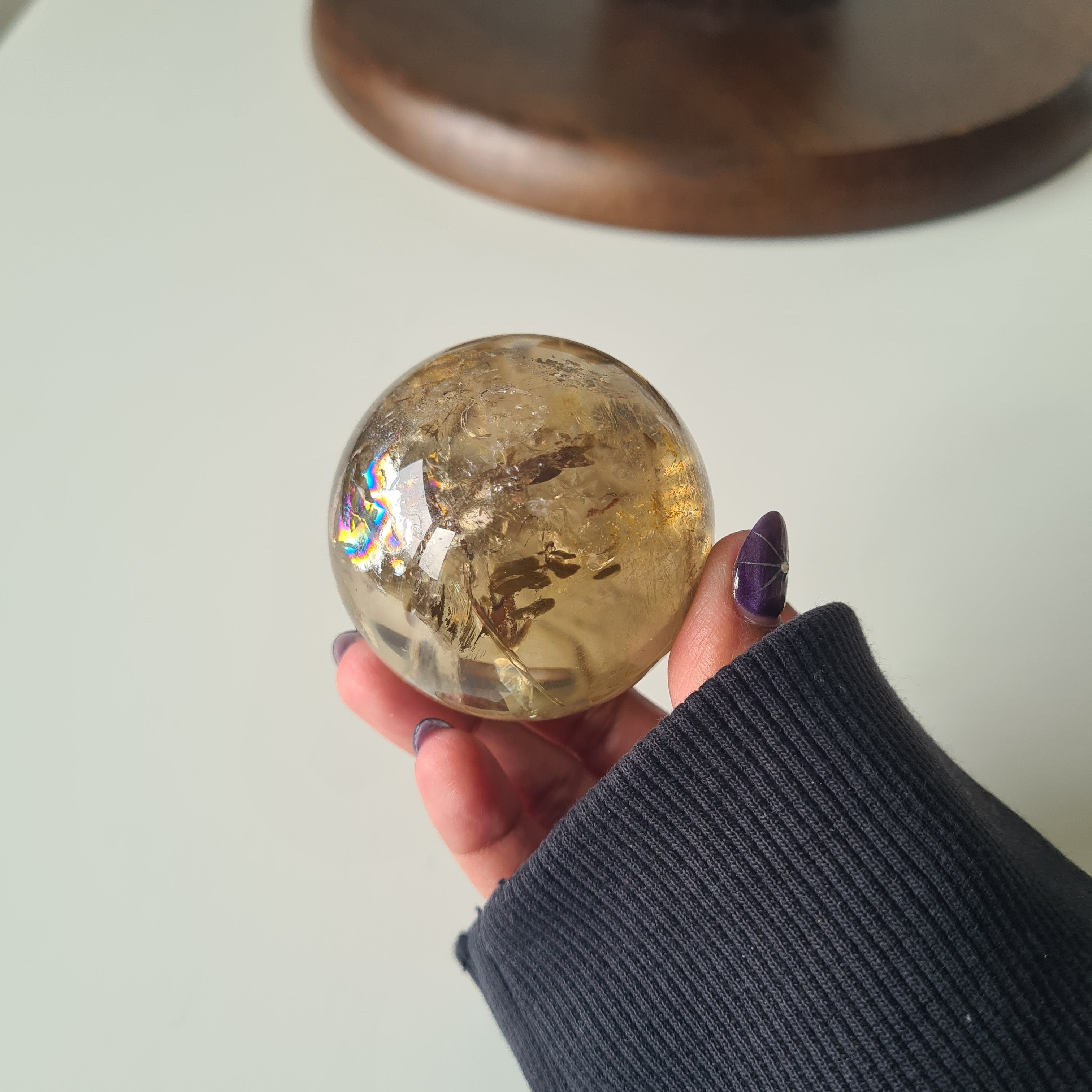 Citrine Sphere | A | 228 g | 5 cm