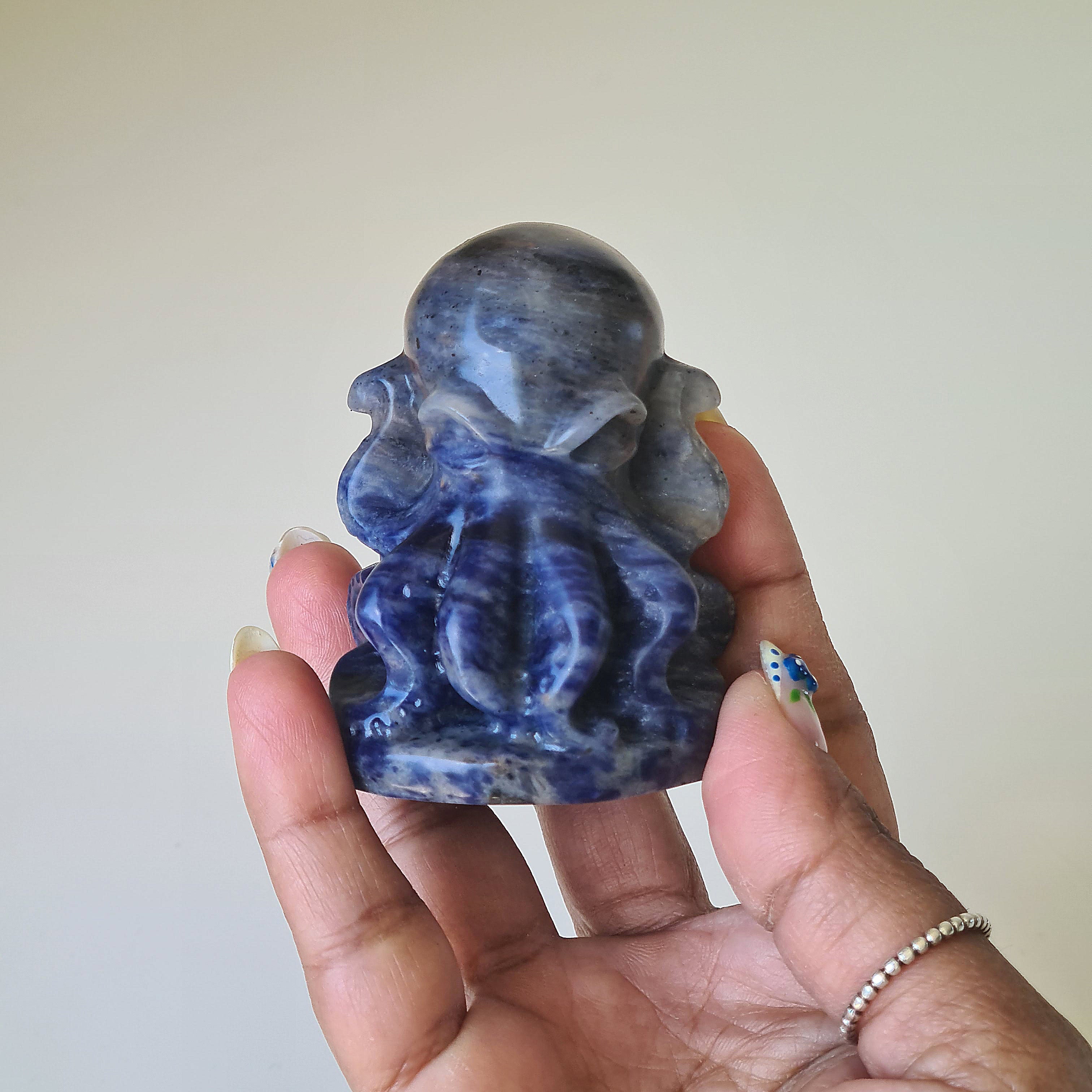 Sodalite Octopus 🐙 Carving | A