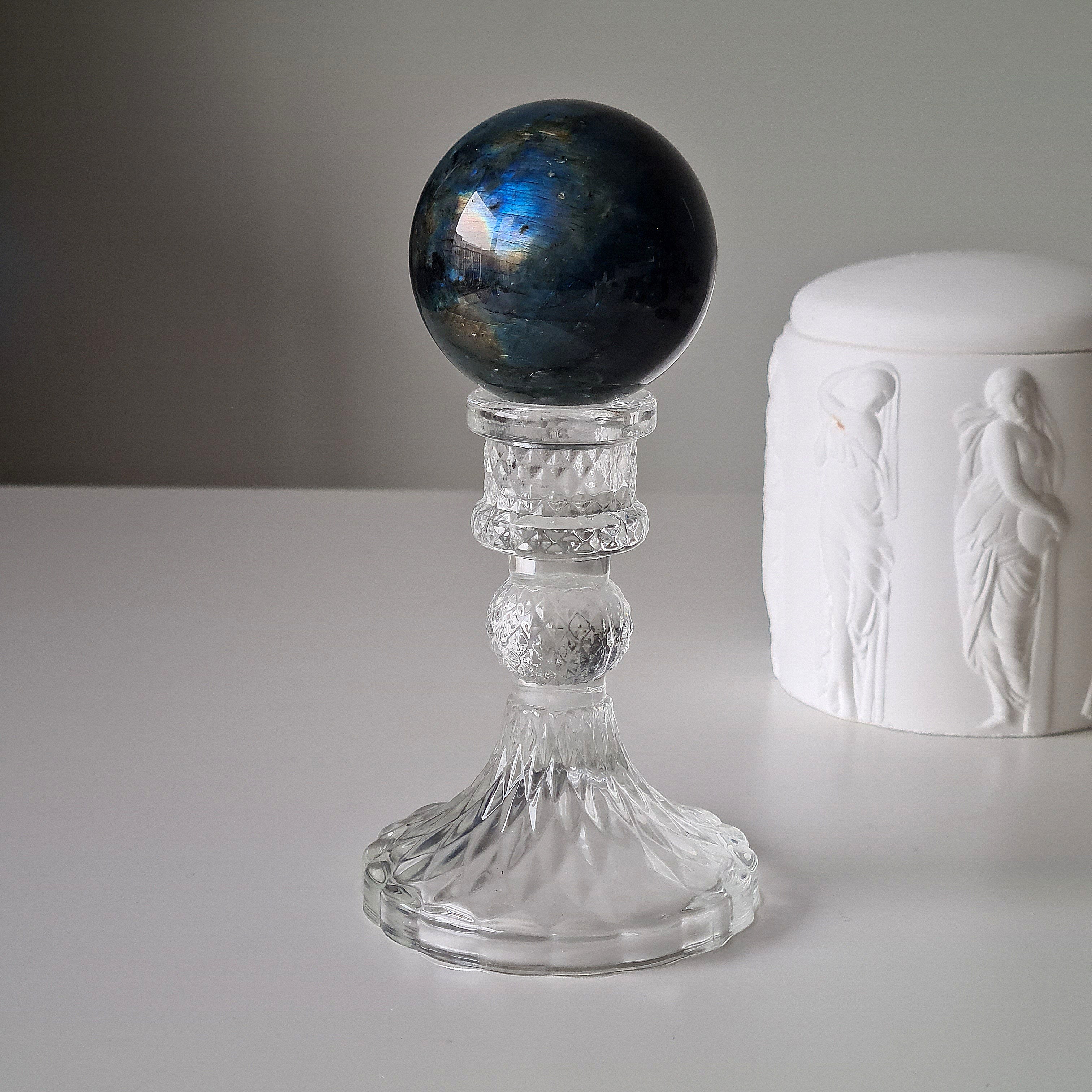 Labradorite Sphere With Stand | D