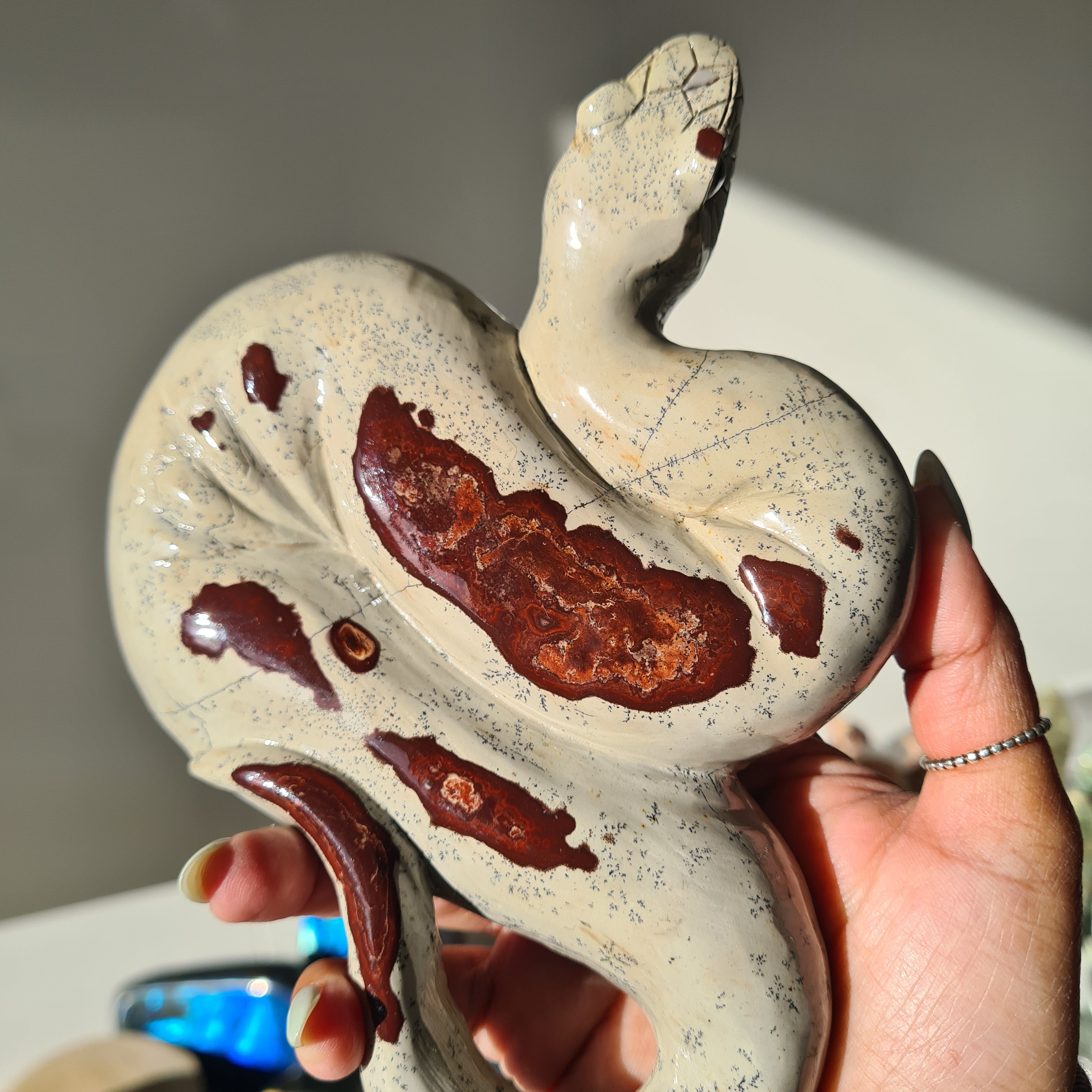Jasper Serpent | 680 g | 17 cm