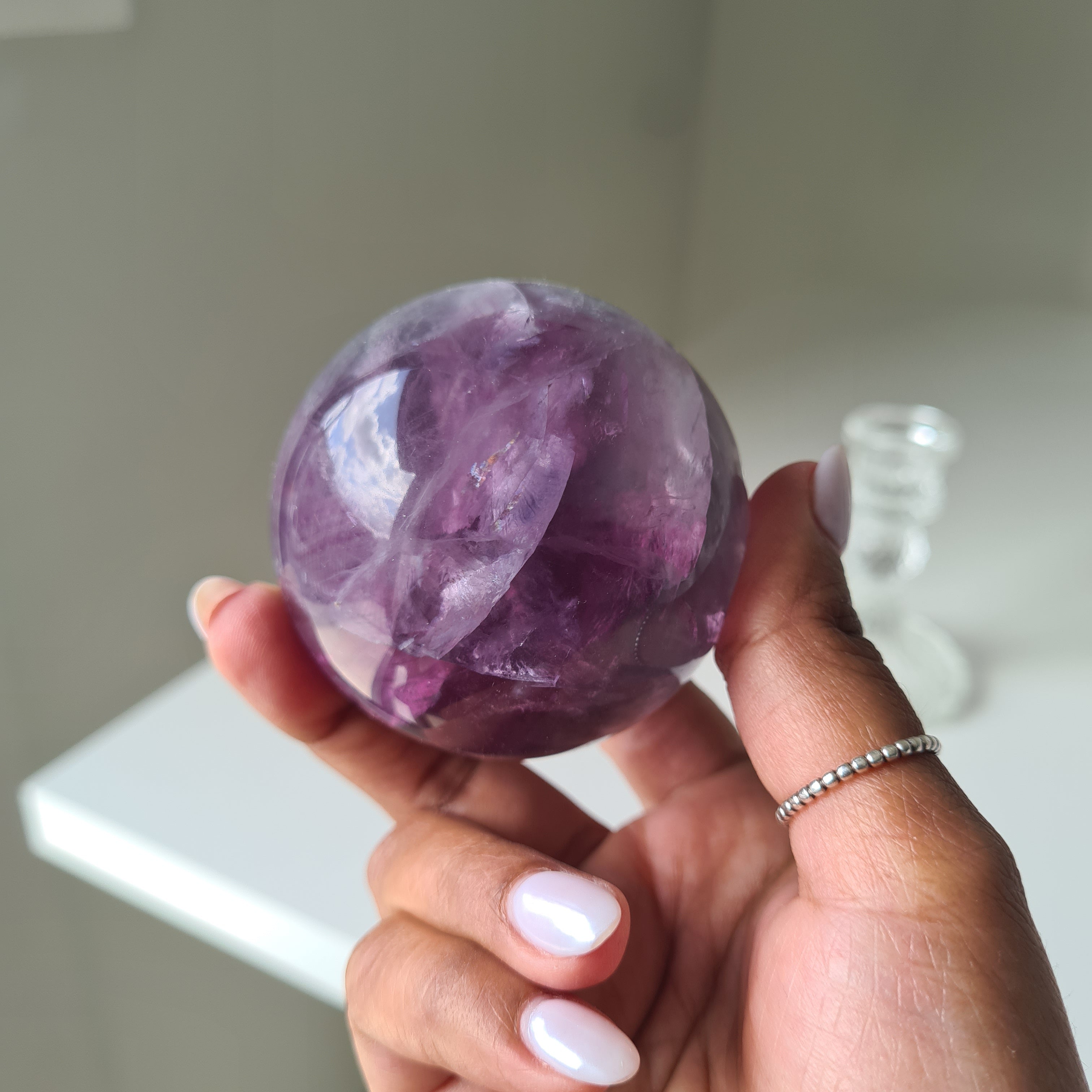 Intergalactic Fluorite with stand | e | 5.8 cm