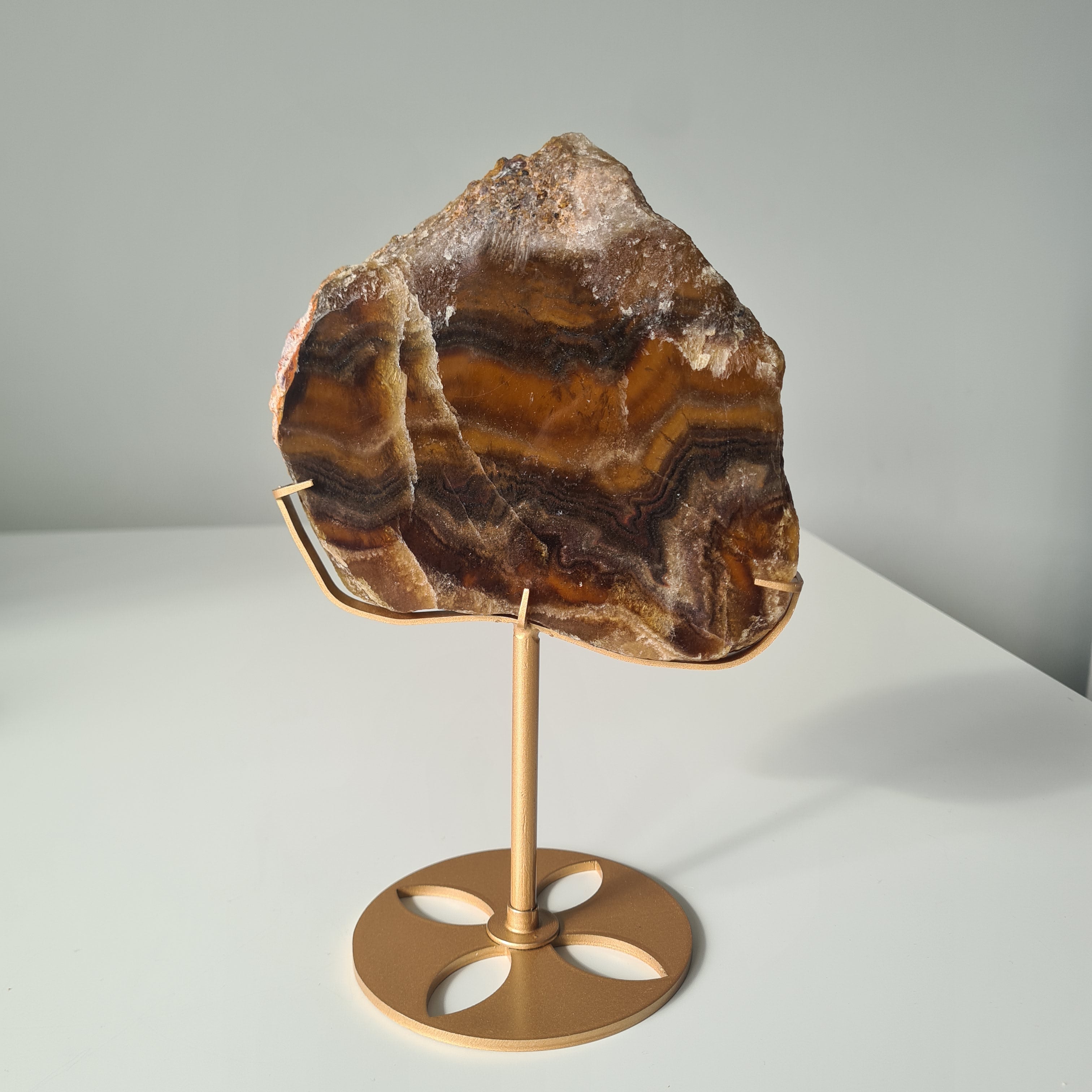Aurora Fluorite Portal on custom stand | 23 cm with  stand