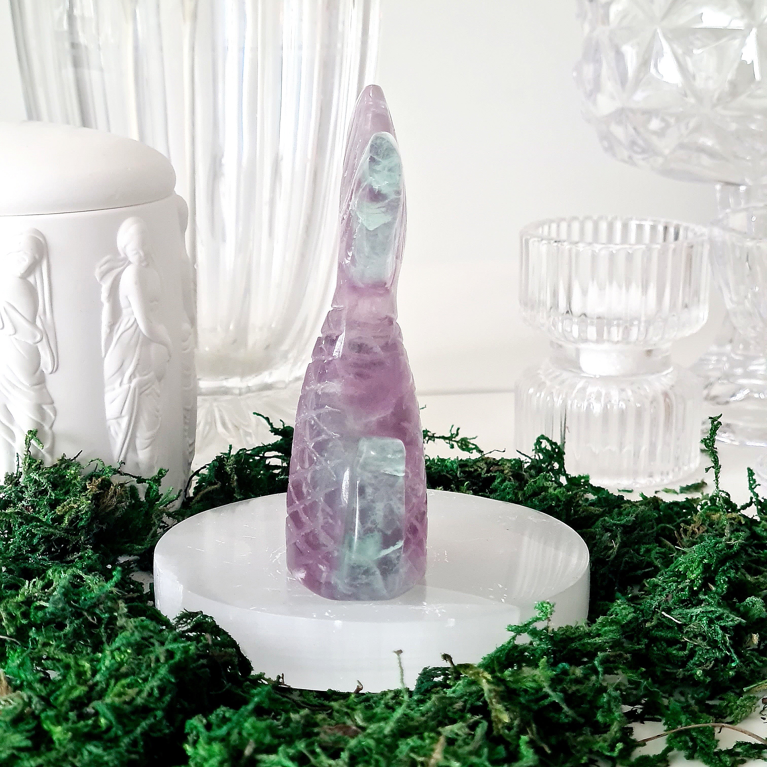Siren & Mermaid Tail | Fluorite
