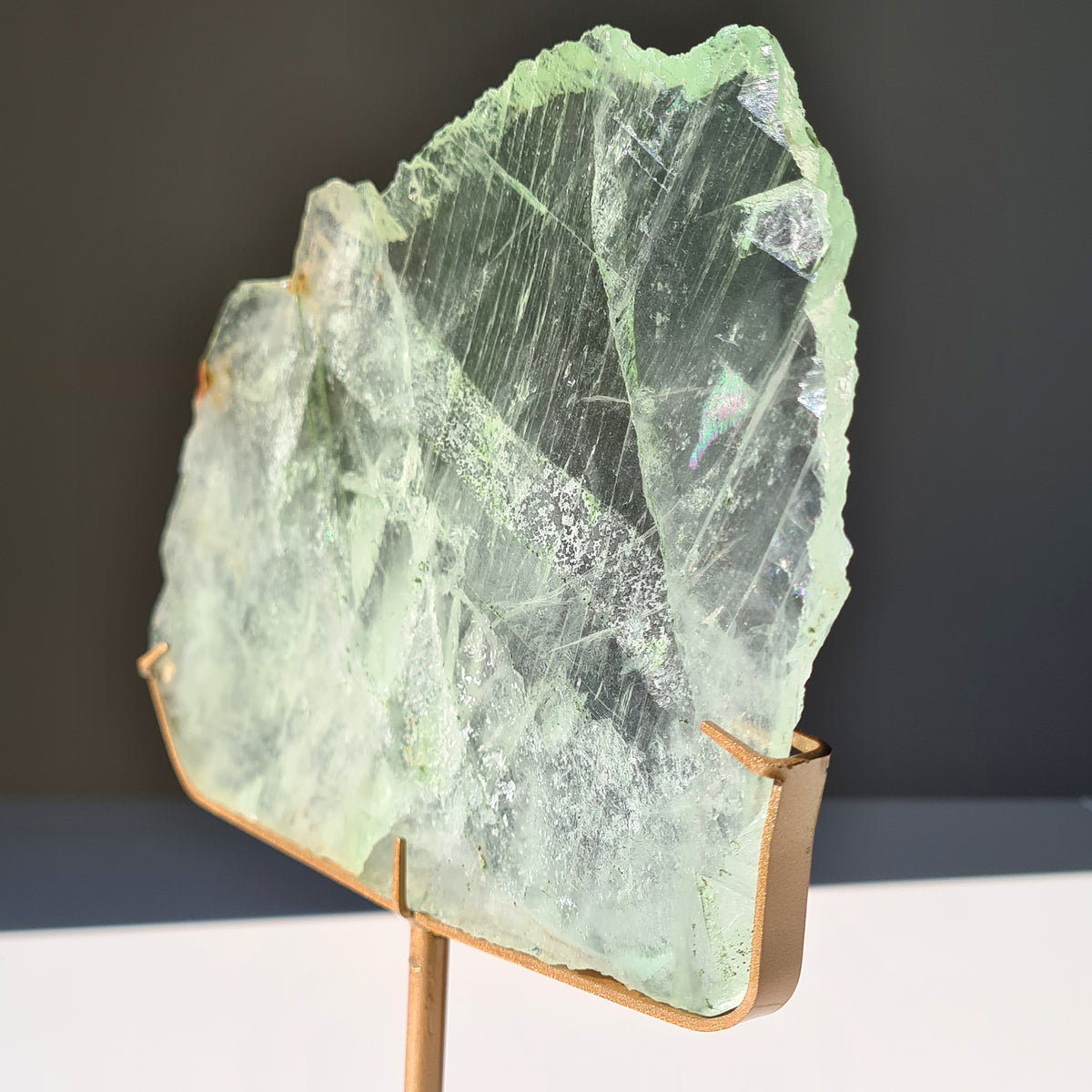 Fluorite Dream Portal On Custom Stand | Piece W