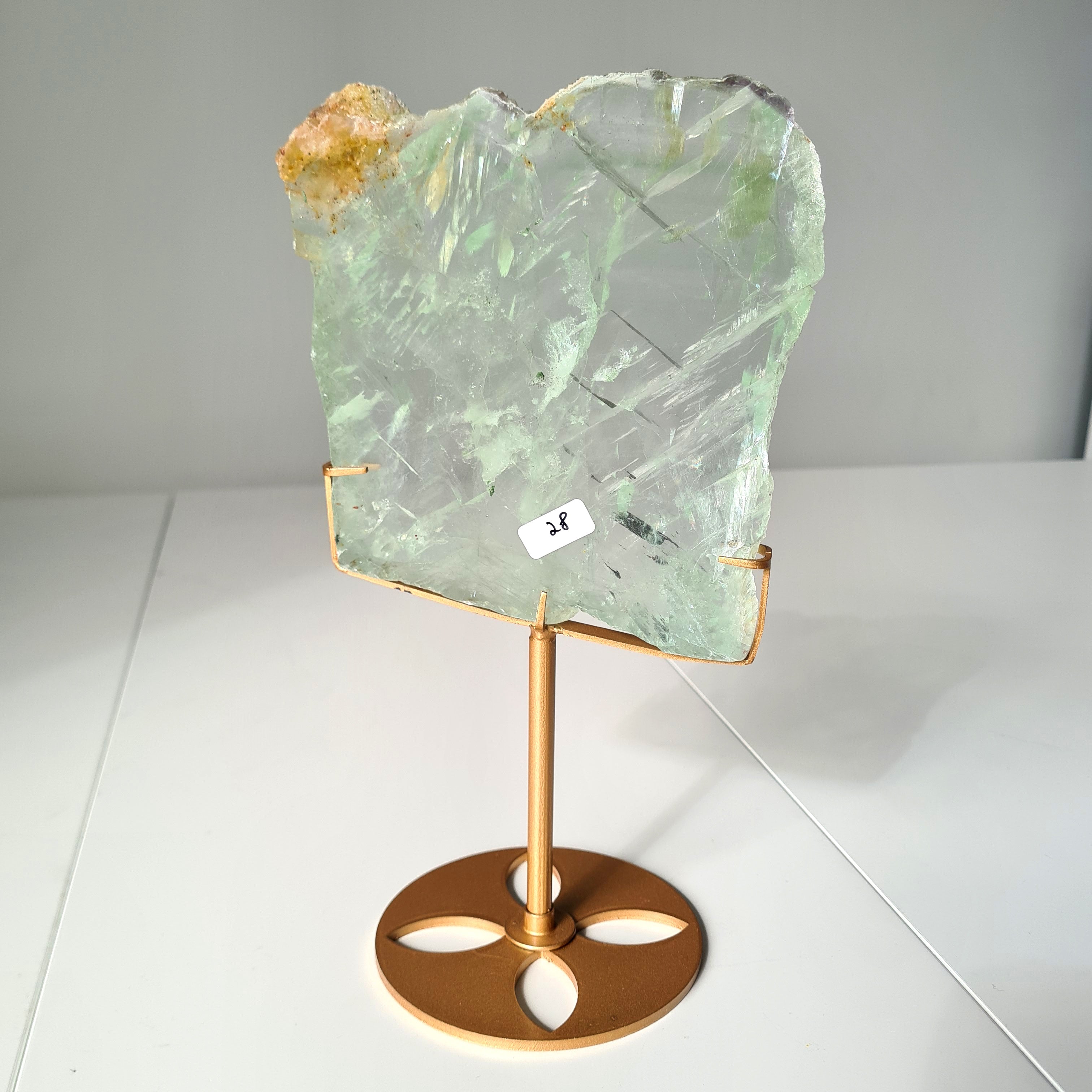 Frozen Lake of Dreams Fluorite Portal on Stand | 24.5 cm with stand