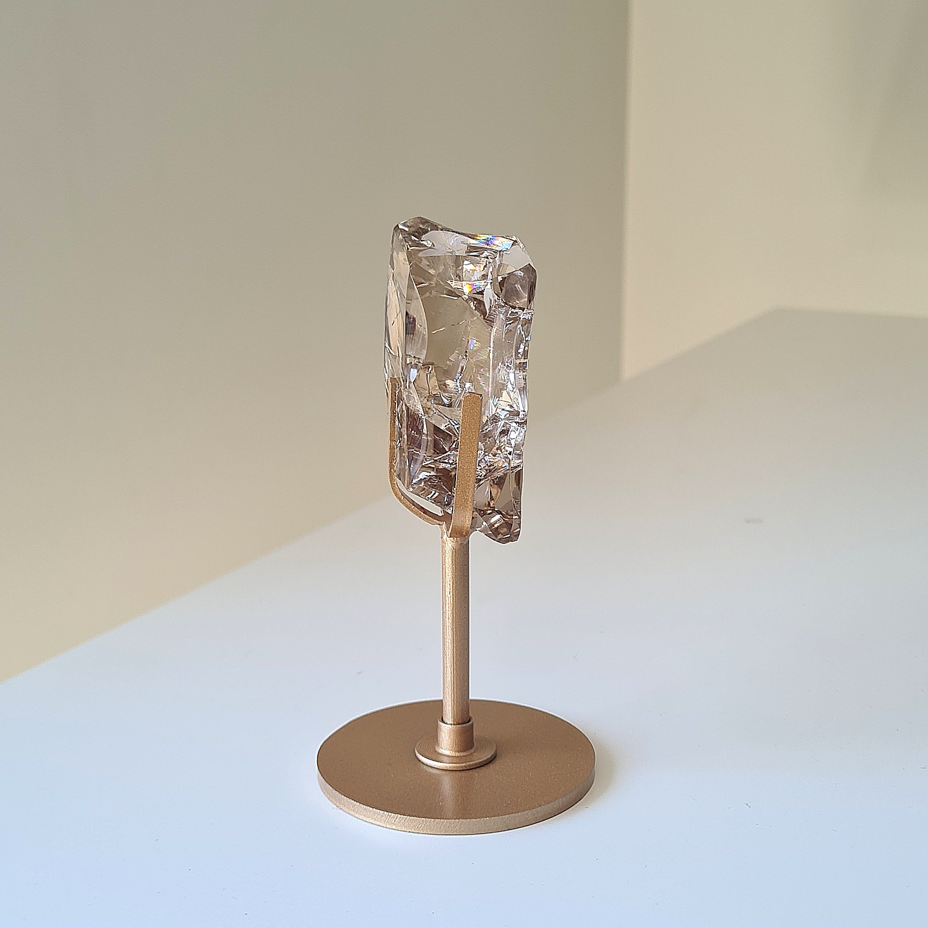 Gemmy Smokey Quartz on Custom Stand | Appx 6 cm