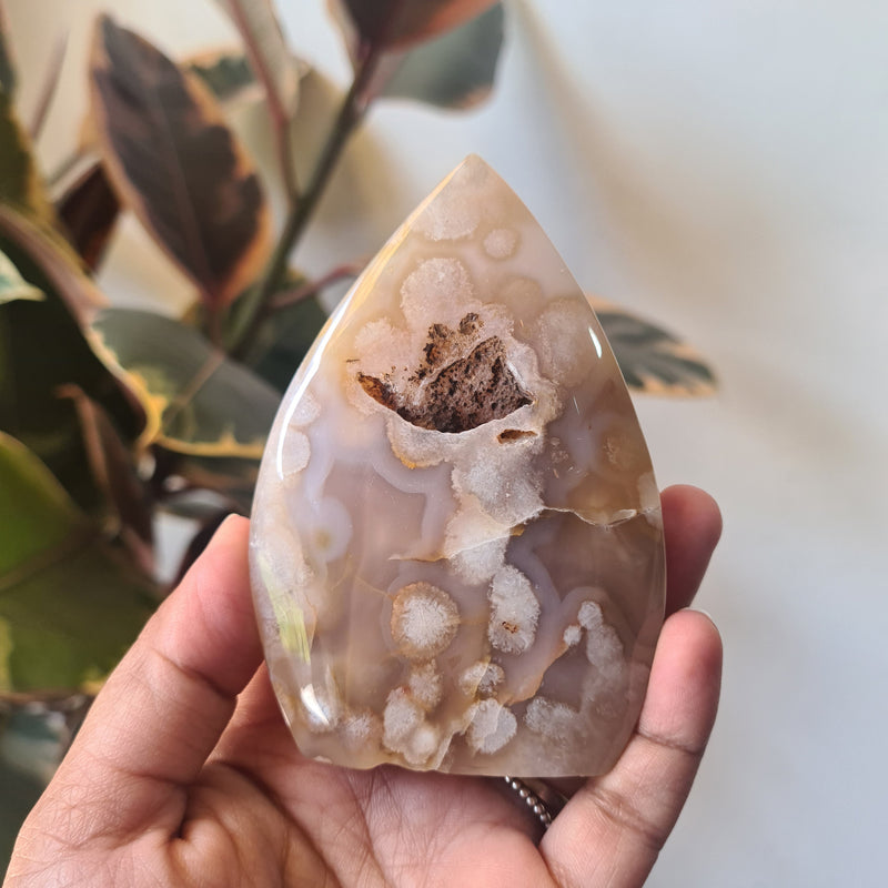 'Happy vibes' with Flower Agate ~ 5
