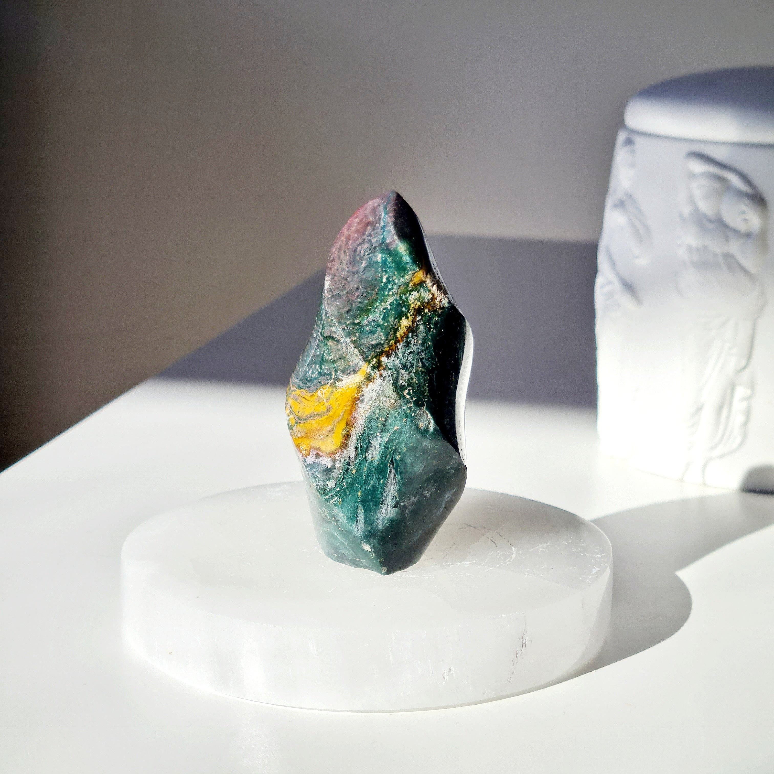 Ocean Jasper Flame | 7.5 cm tall | 143 g