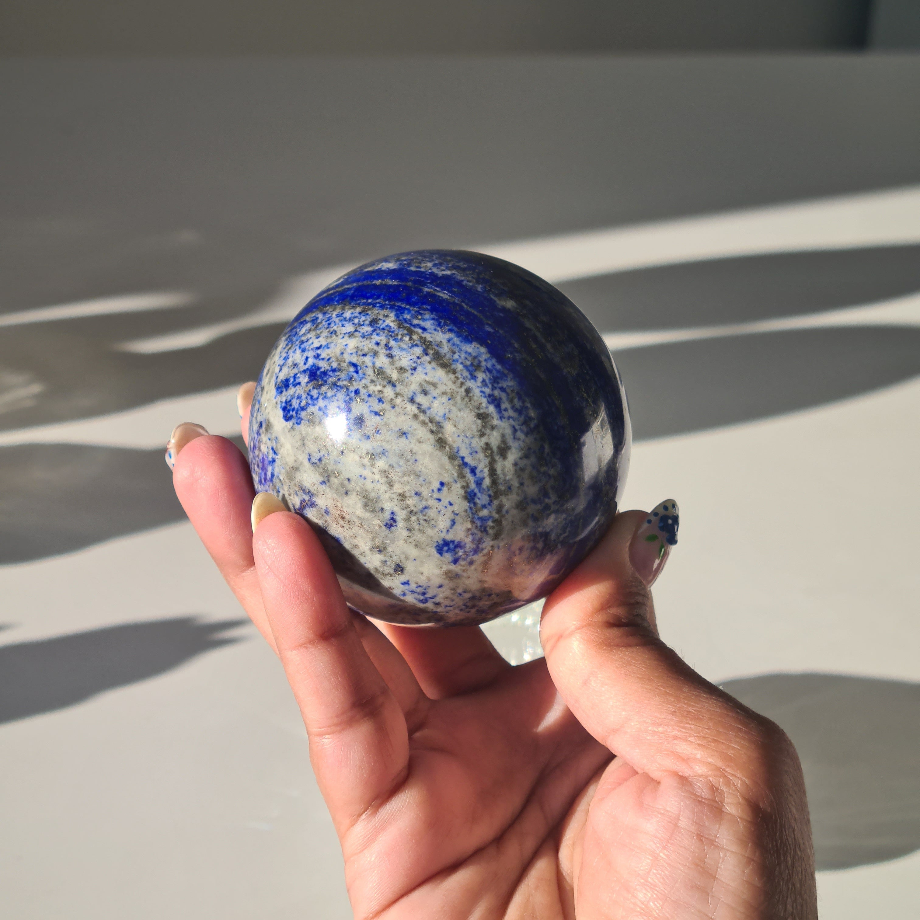 Lapis Lazuli Sphere with stand