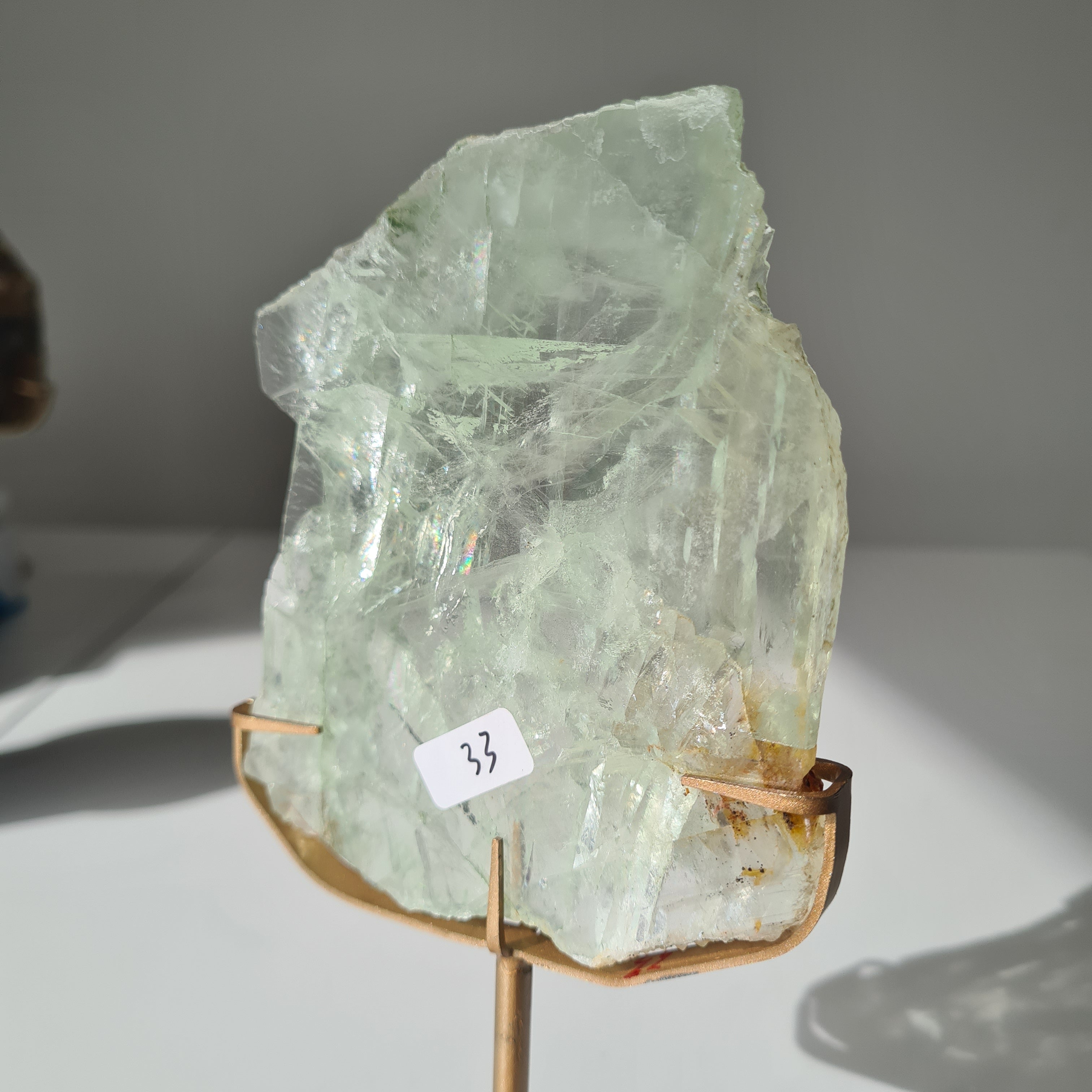 Frozen Lake of Dreams Fluorite Portal on Stand | 19 cm with stand