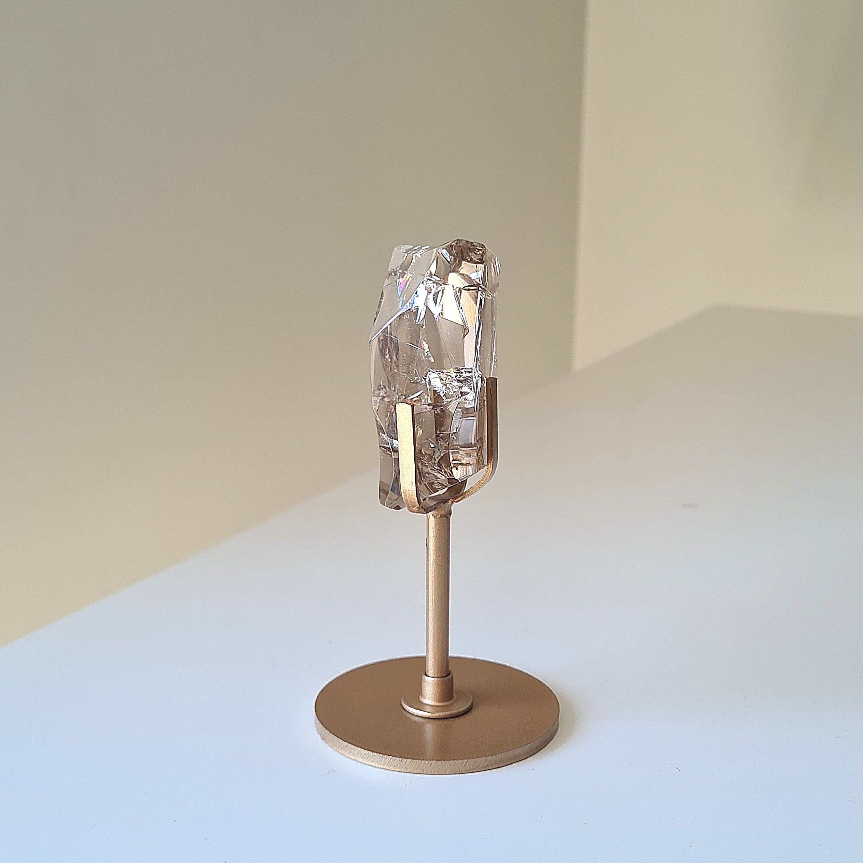 Gemmy Smokey Quartz on Custom Stand | Appx 6 cm